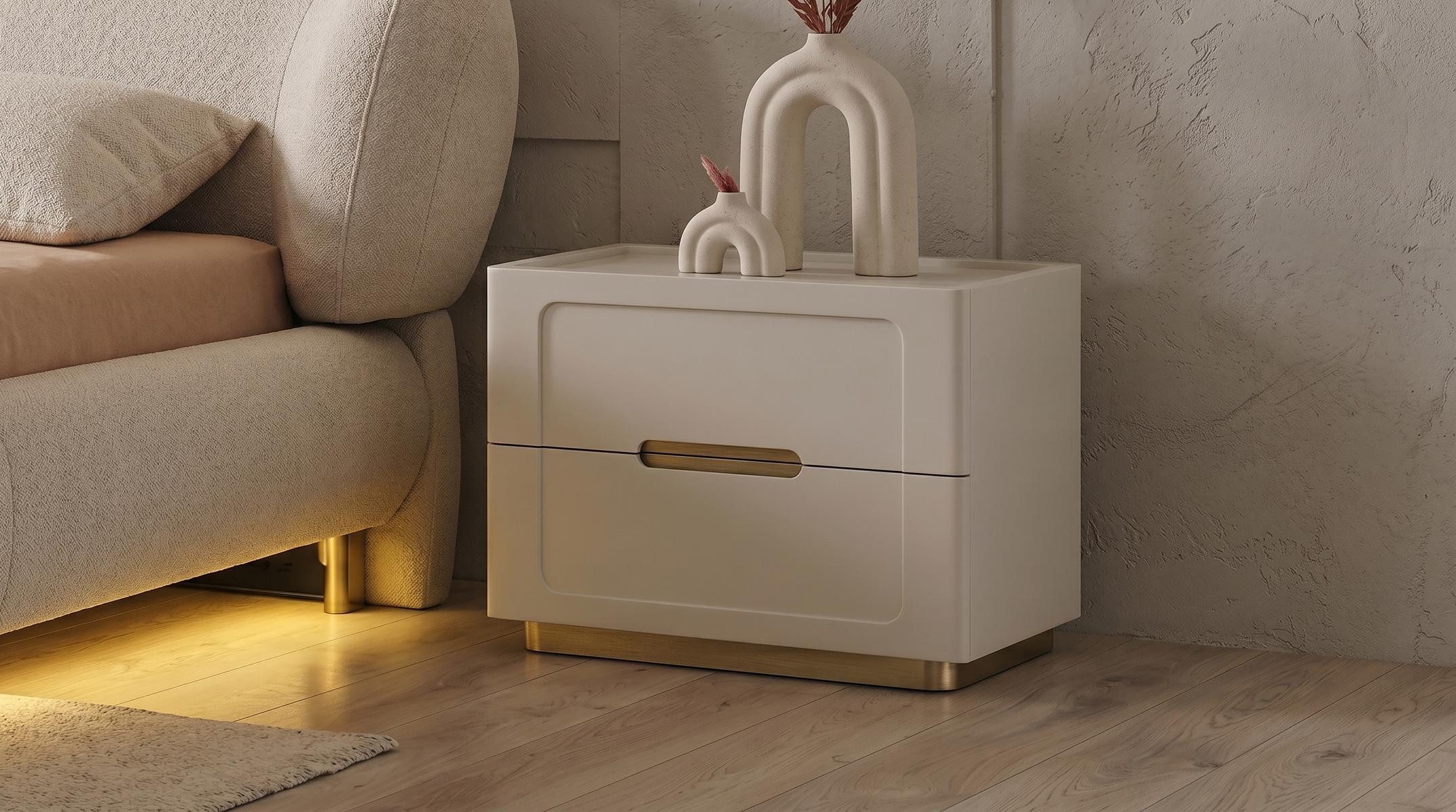 JVmoebel Nachttisch 2х Nachttische Modern Zeitloses Design Hochwertig Elegant Funktional, Made in Europa