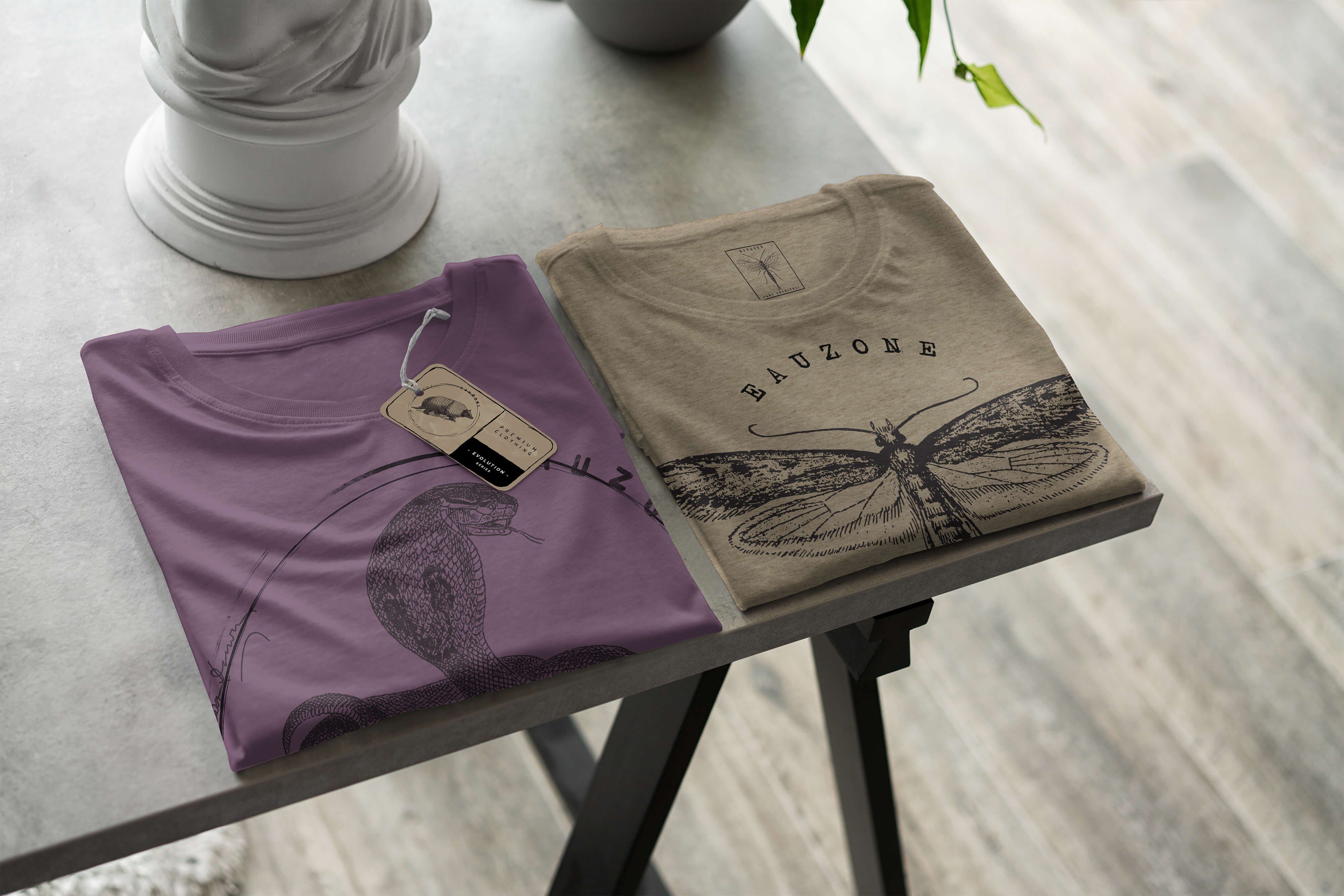 Herren Shiraz T-Shirt Sinus Evolution T-Shirt Art Kobra