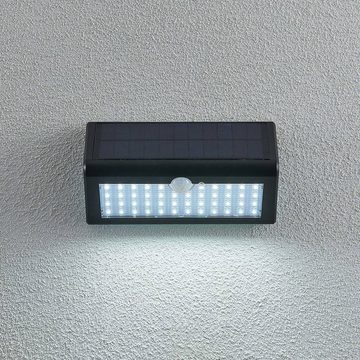 Lindby Wandleuchte Ladiro, LED-Leuchtmittel fest verbaut, tageslicht, Modern, Kunststoff, Schwarz, 1 flammig, inkl. Leuchtmittel,mit