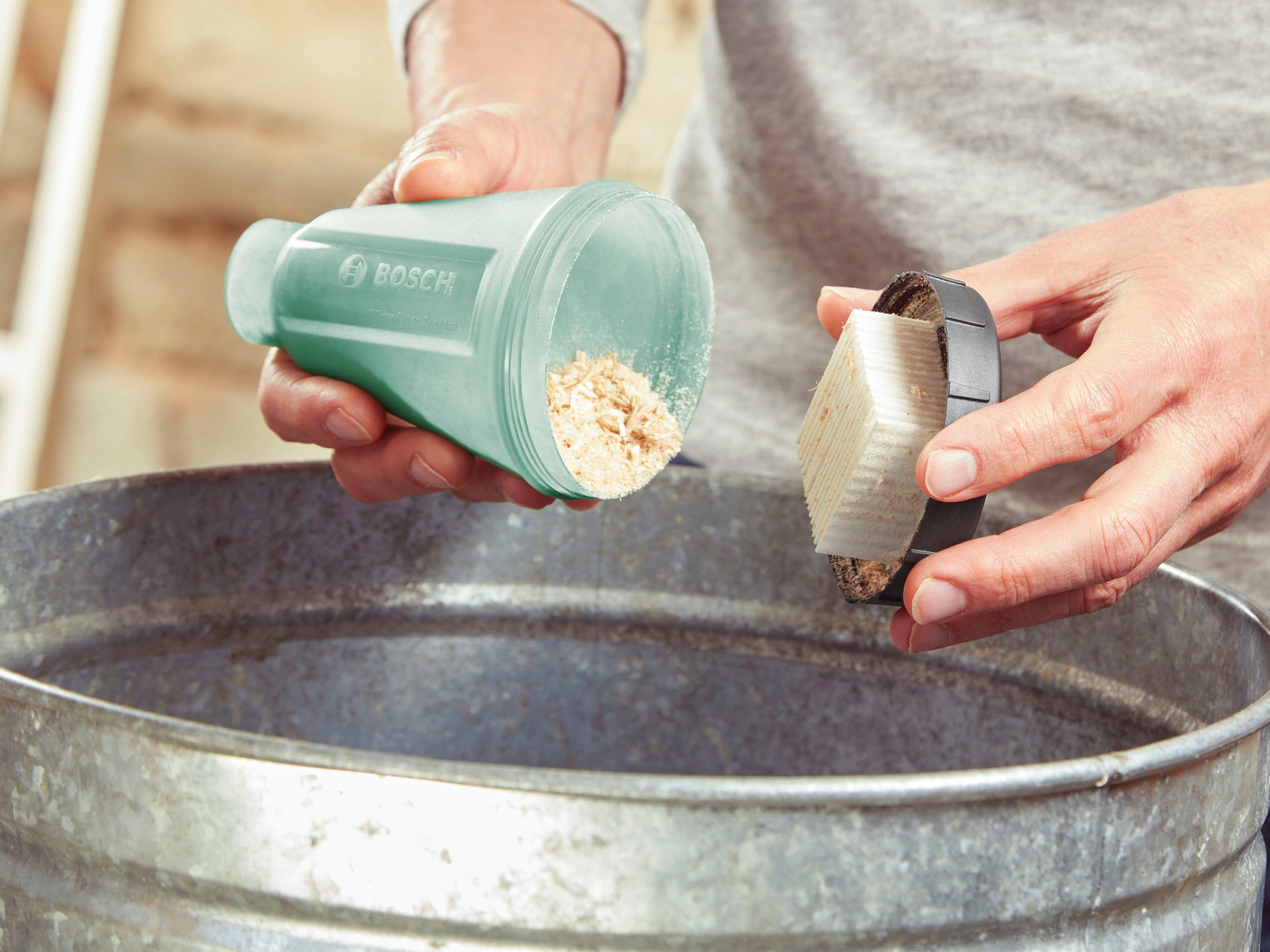 Bosch Home & Garden Akku-Multischleifer UniversalSander 18V-10 - solo, ohne Akku und Ladegerät – Bild 5 von 5