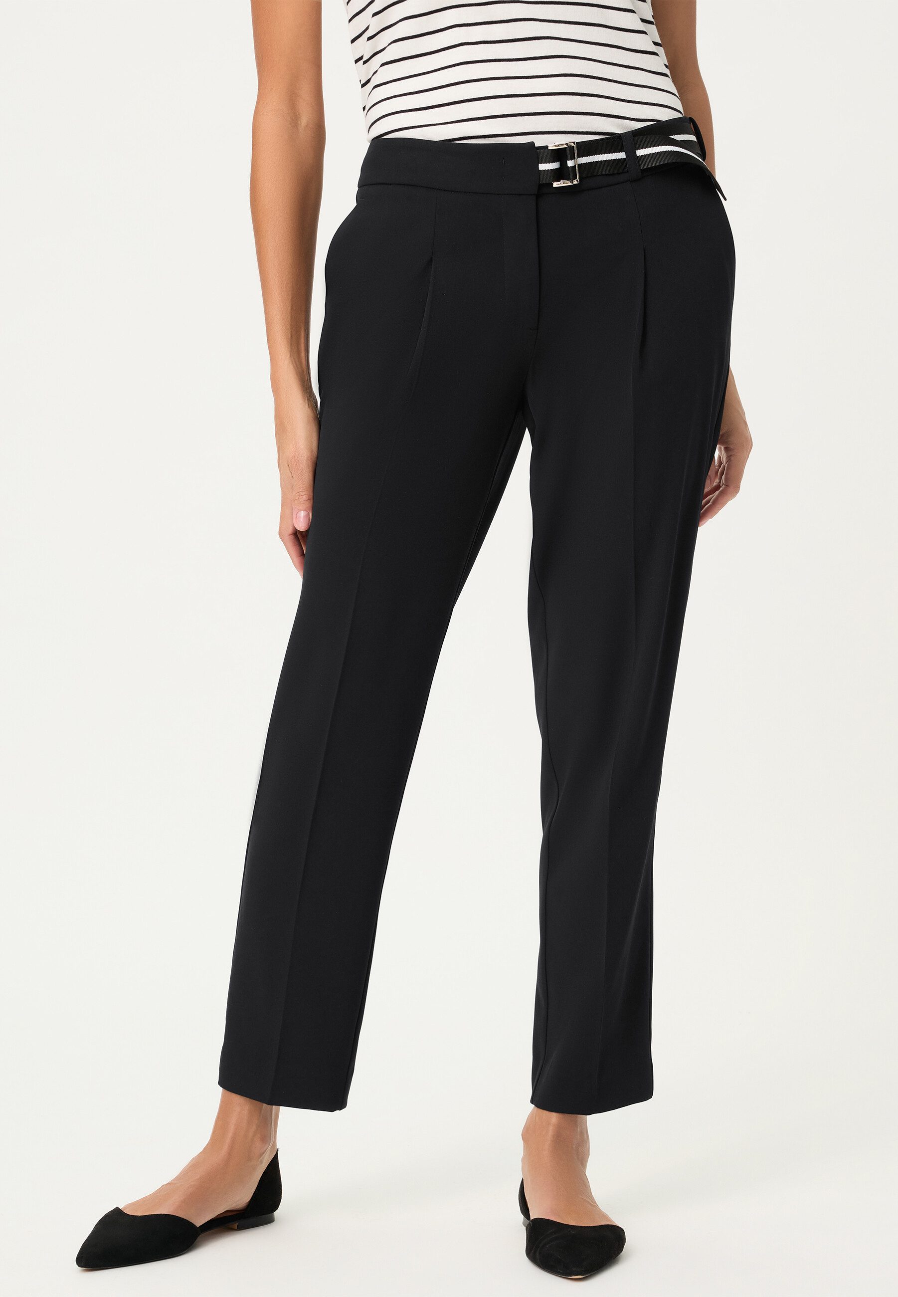 Olsen Stoffhose Hose in Cropped-Länge