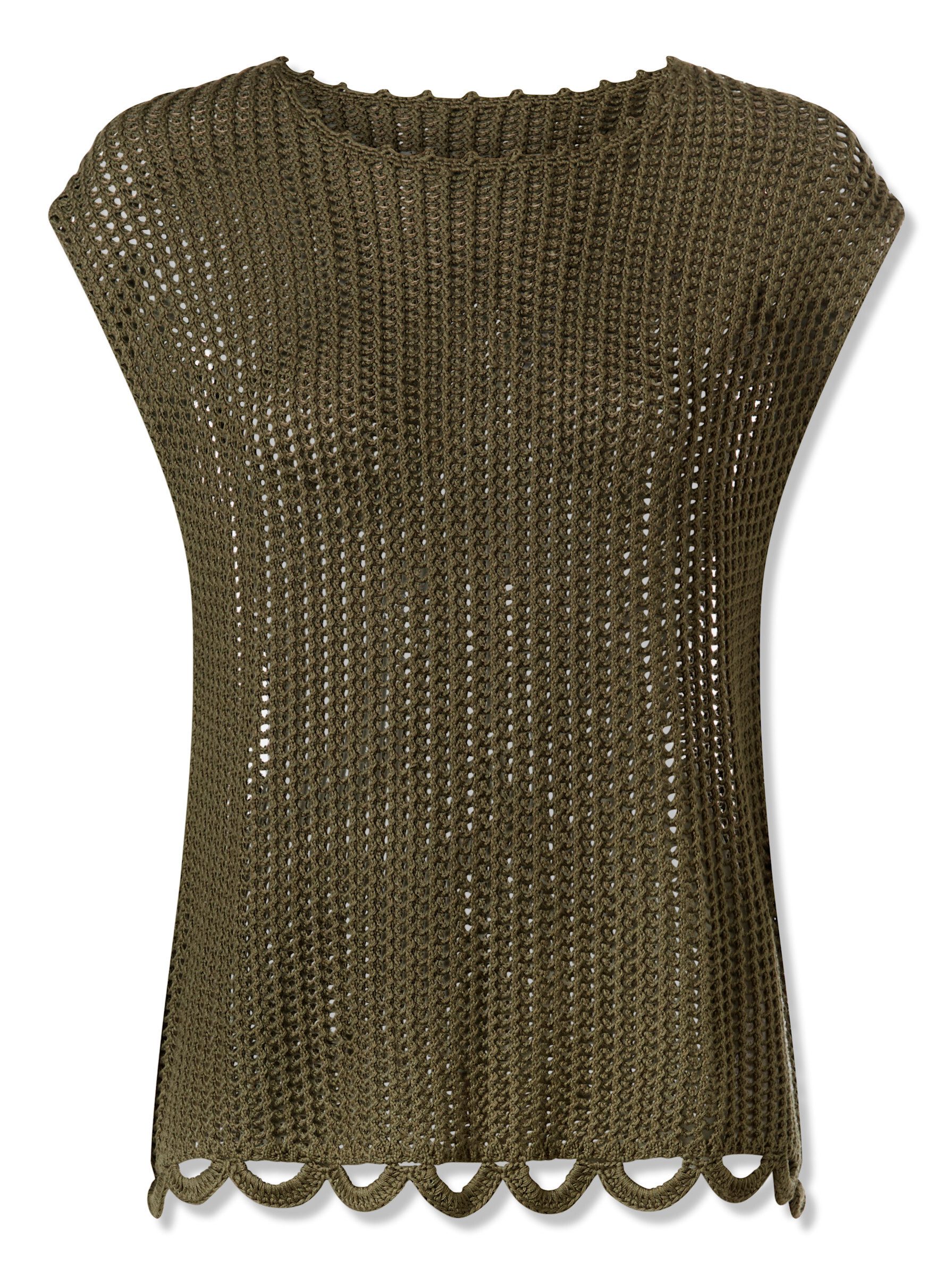 heine Strickpullover Ajourpullover .