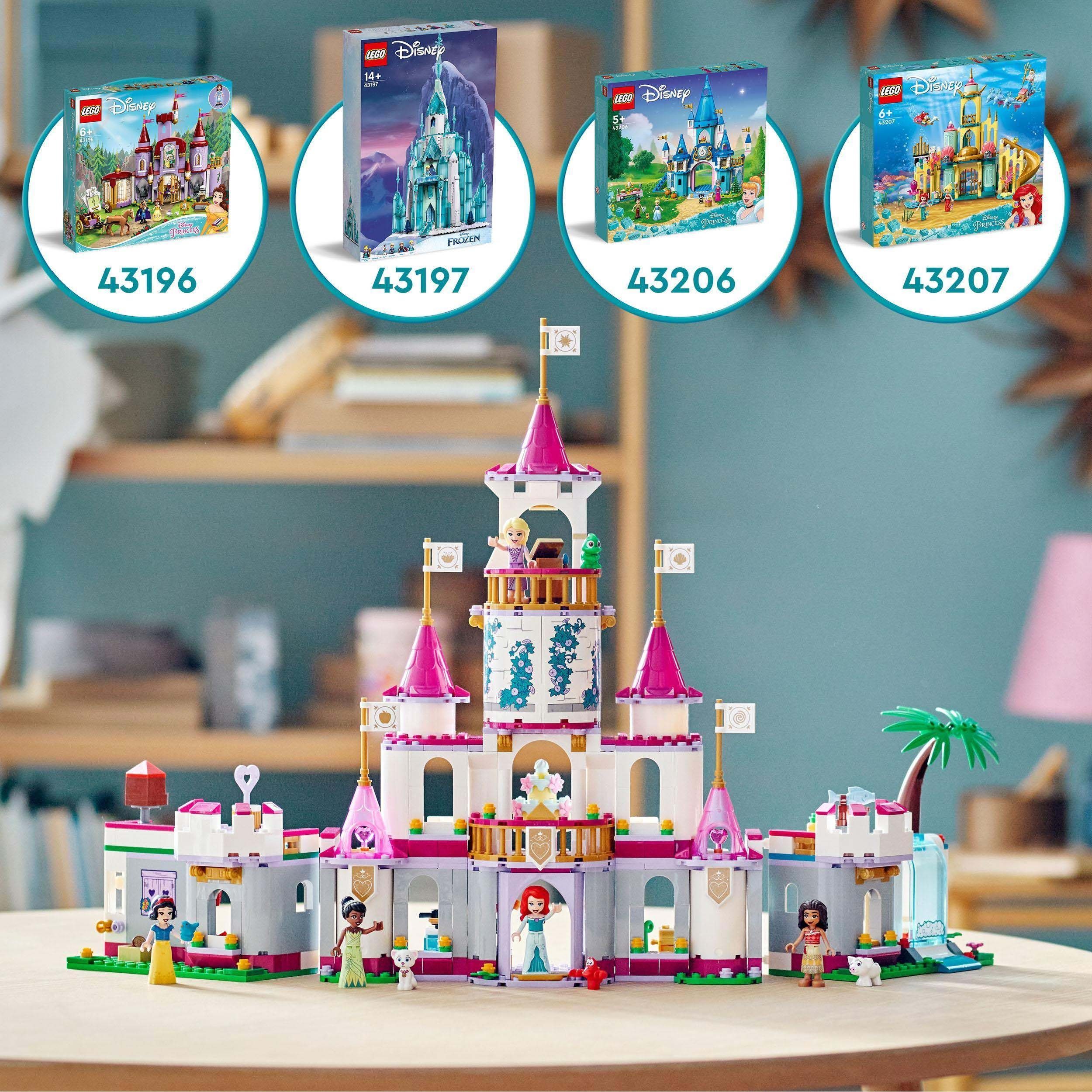 LEGO® in Disney Europe (698 Made St), (43205), Konstruktionsspielsteine LEGO® Ultimatives Abenteuerschloss Princess™,