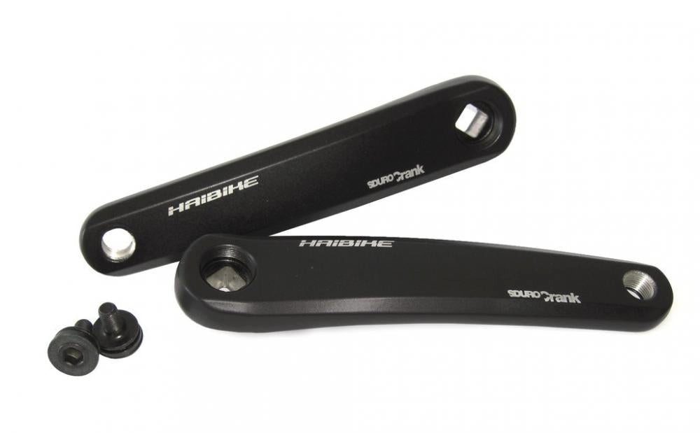 Miranda Fahrradkurbel MIRANDA Kurbelset, Sduro Delta 170mm schwarz, links+rechts,170mm 4-Kan