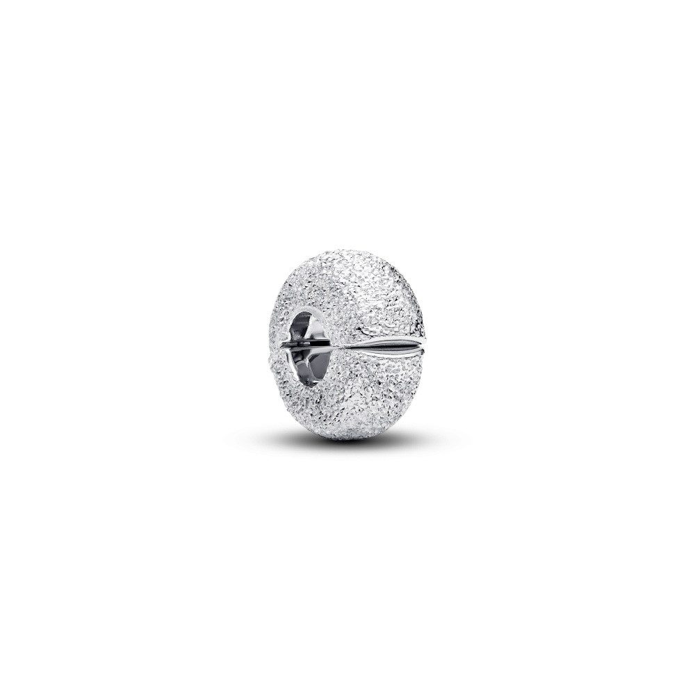 Pandora Charm-Einhänger Pandora Moments Strukturierter Mini Clip Charm 794771C00 (1-tlg)