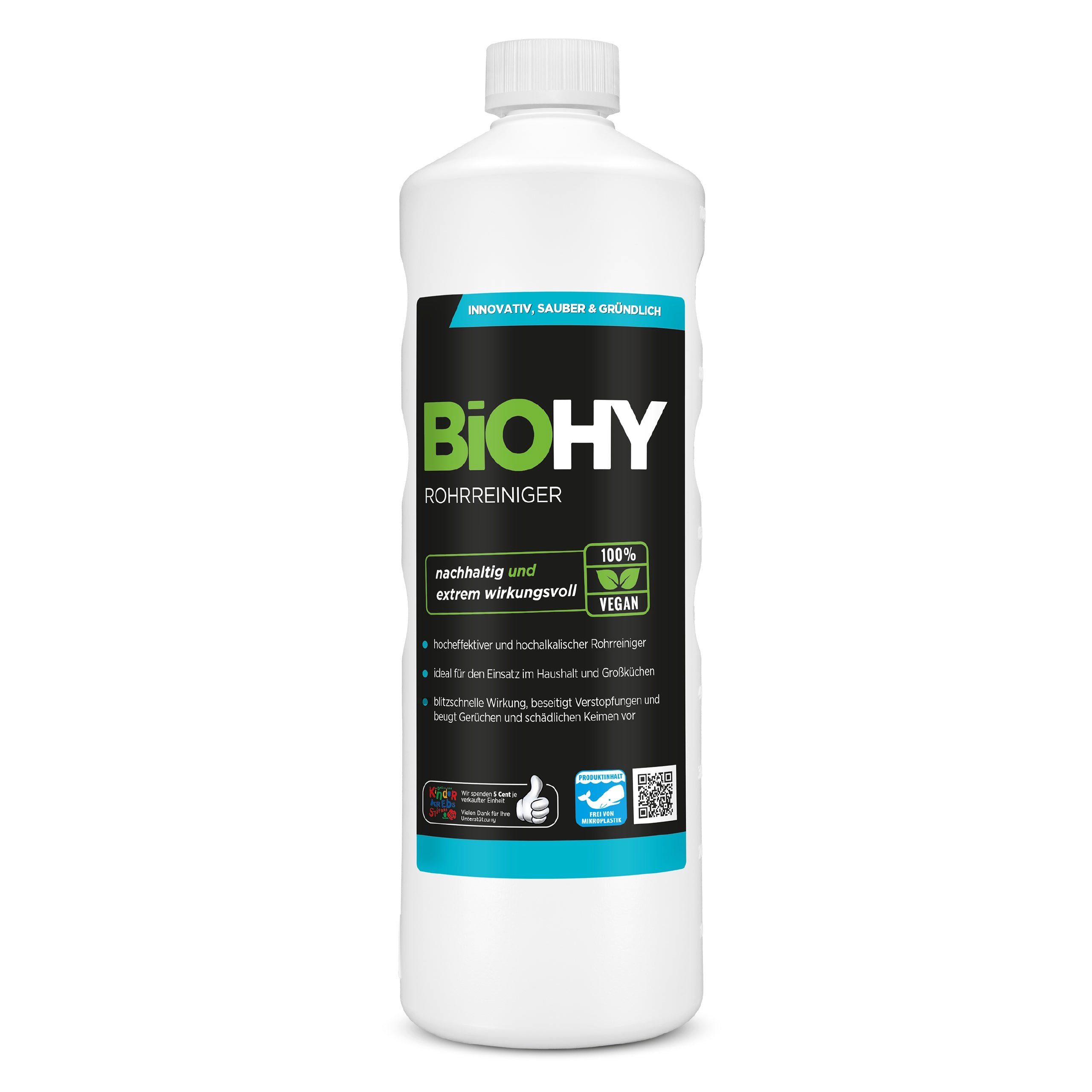 BiOHY Rohrreiniger 1 x 1 Liter Flasche Rohrreiniger (1-St)