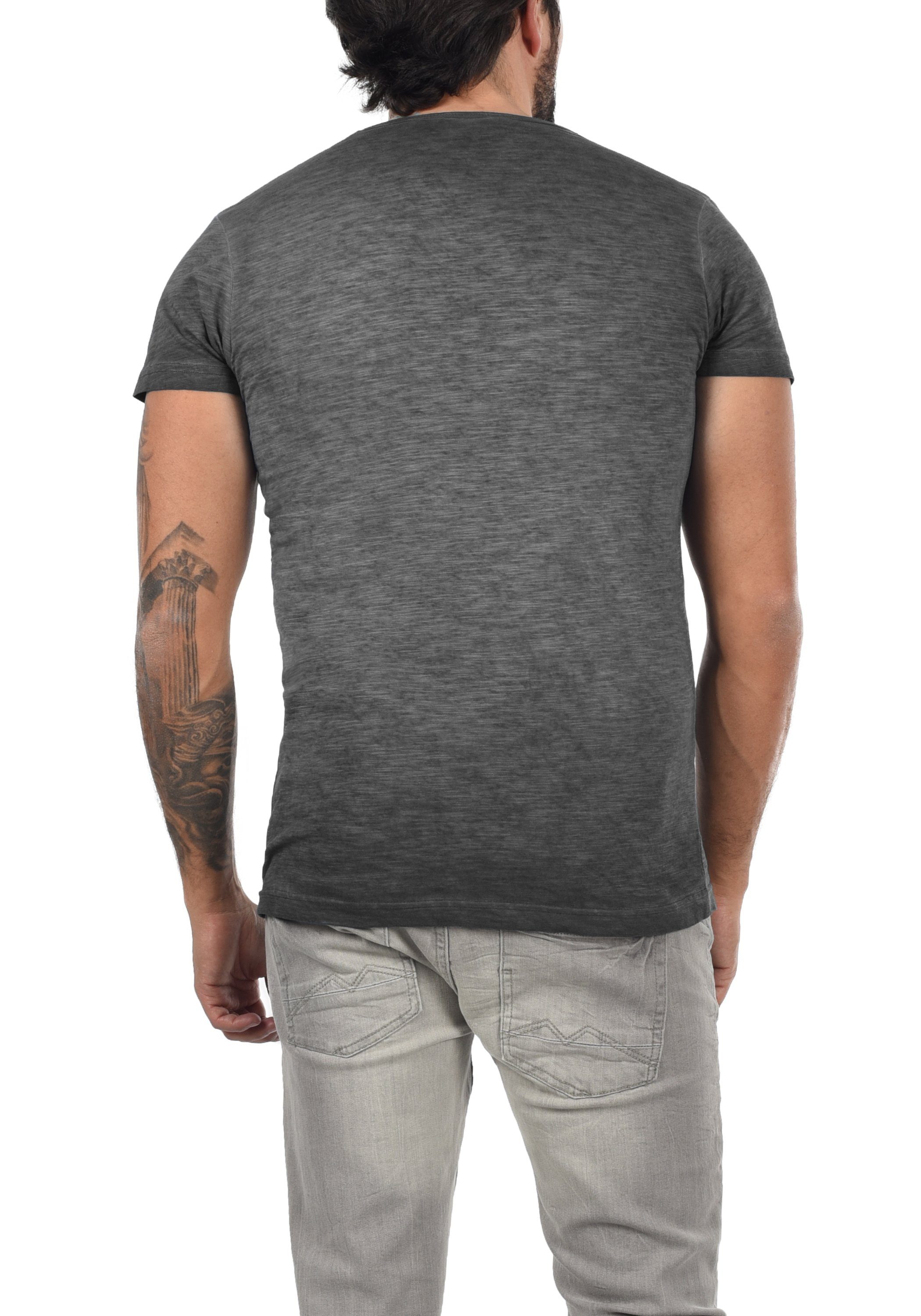 mit (9000) T-Shirt V-Ausschnitt T-Shirt SDConley Black !Solid