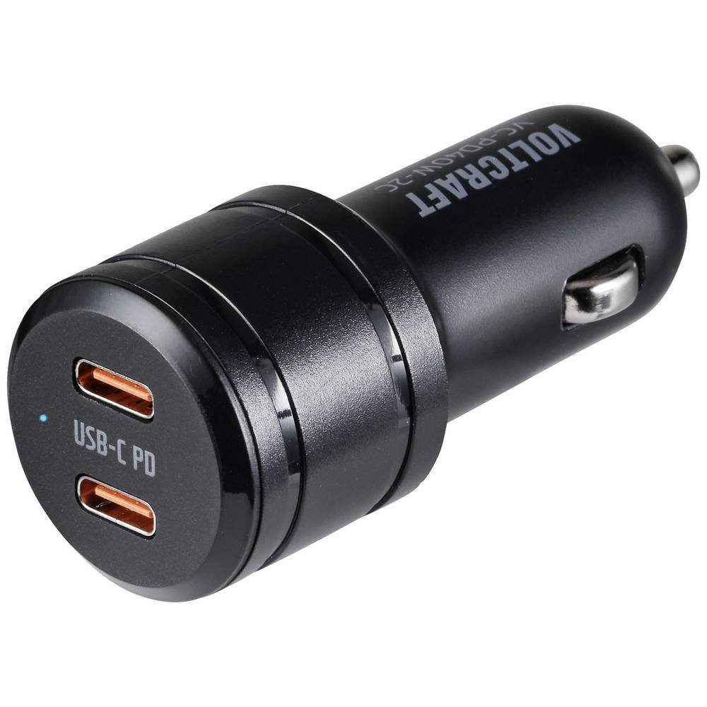 VOLTCRAFT USB-Schnelladegerät PD40W für Kfz VC-13431420 USB-Ladegerät (USB Power Delivery (USB-PD)