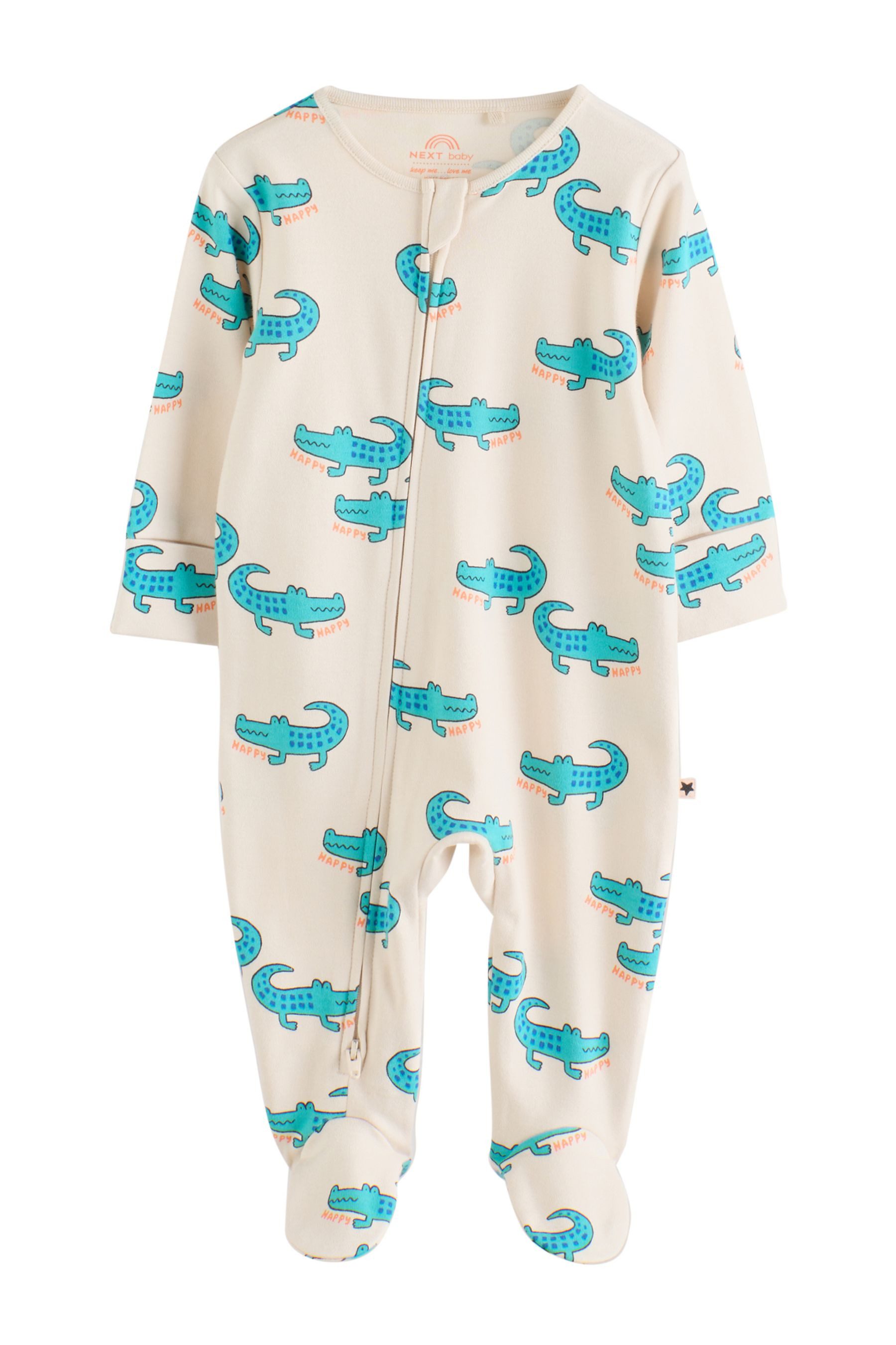 Next Schlafoverall Babyschlafanzüge mit Zweiwege-RV, 5er-Pack (5-tlg) – Bild 4 von 5