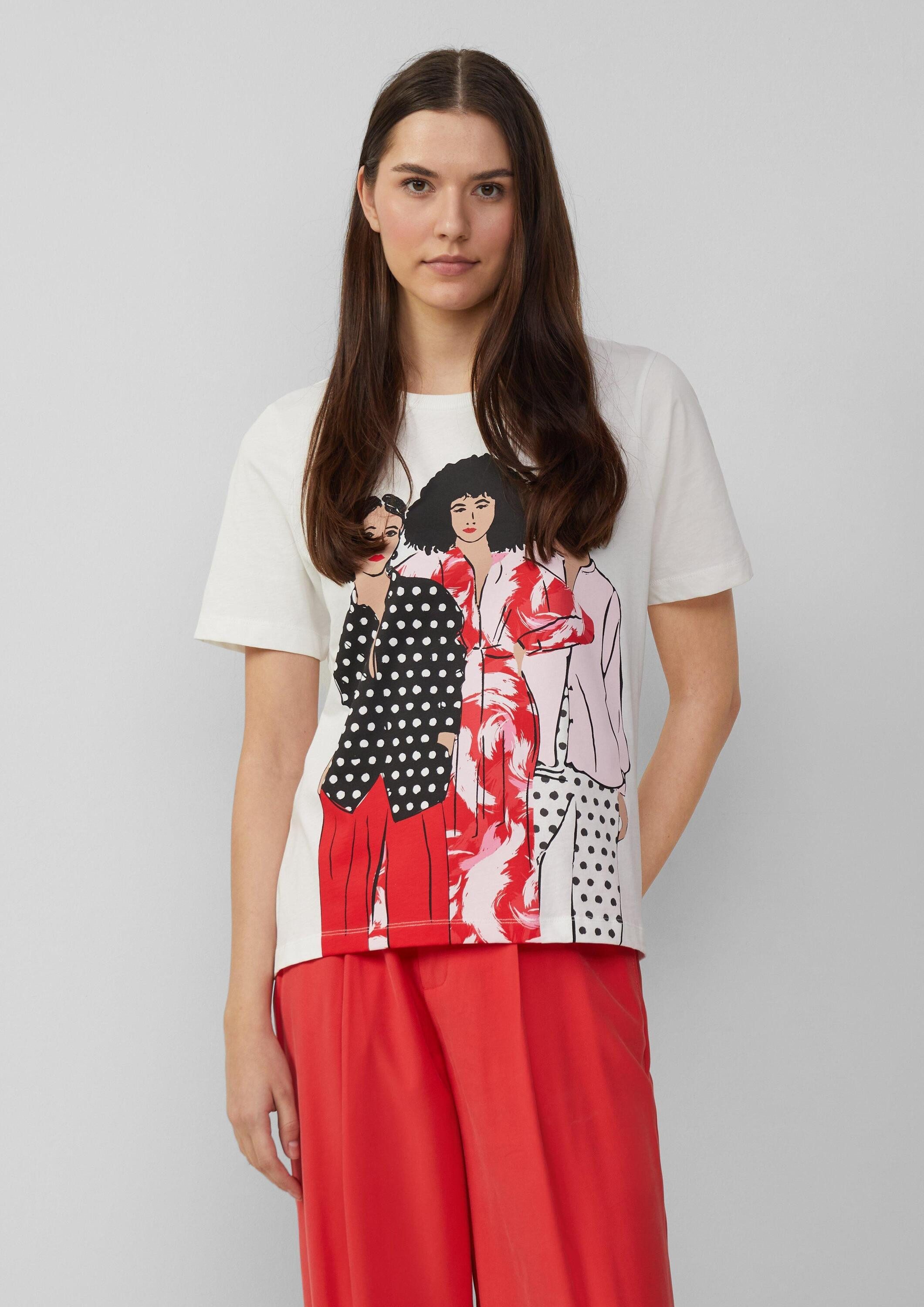 s.Oliver Kurzarmshirt T-Shirt (1-tlg) günstig online kaufen