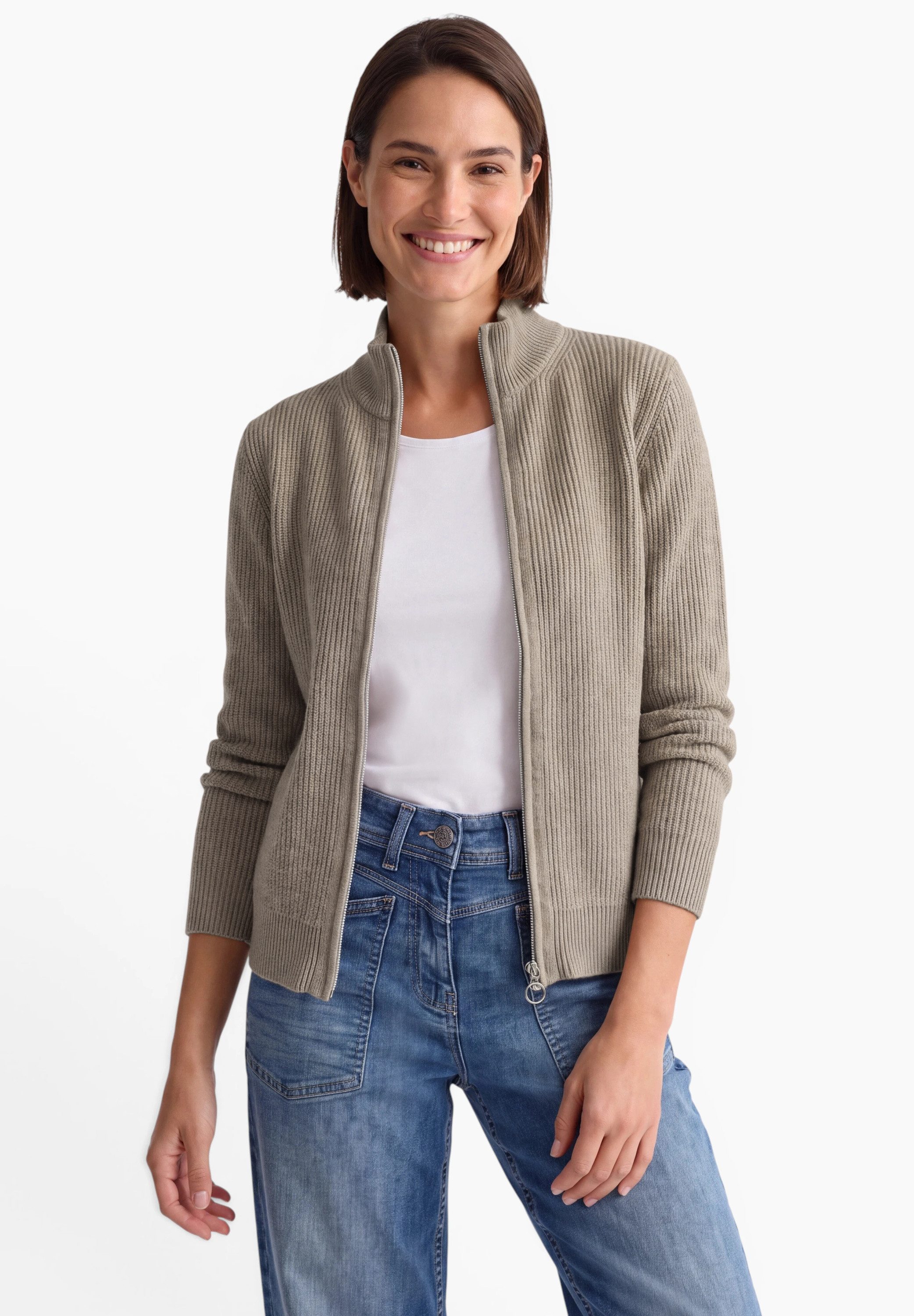 CECIL Cardigan aus Feinstrick