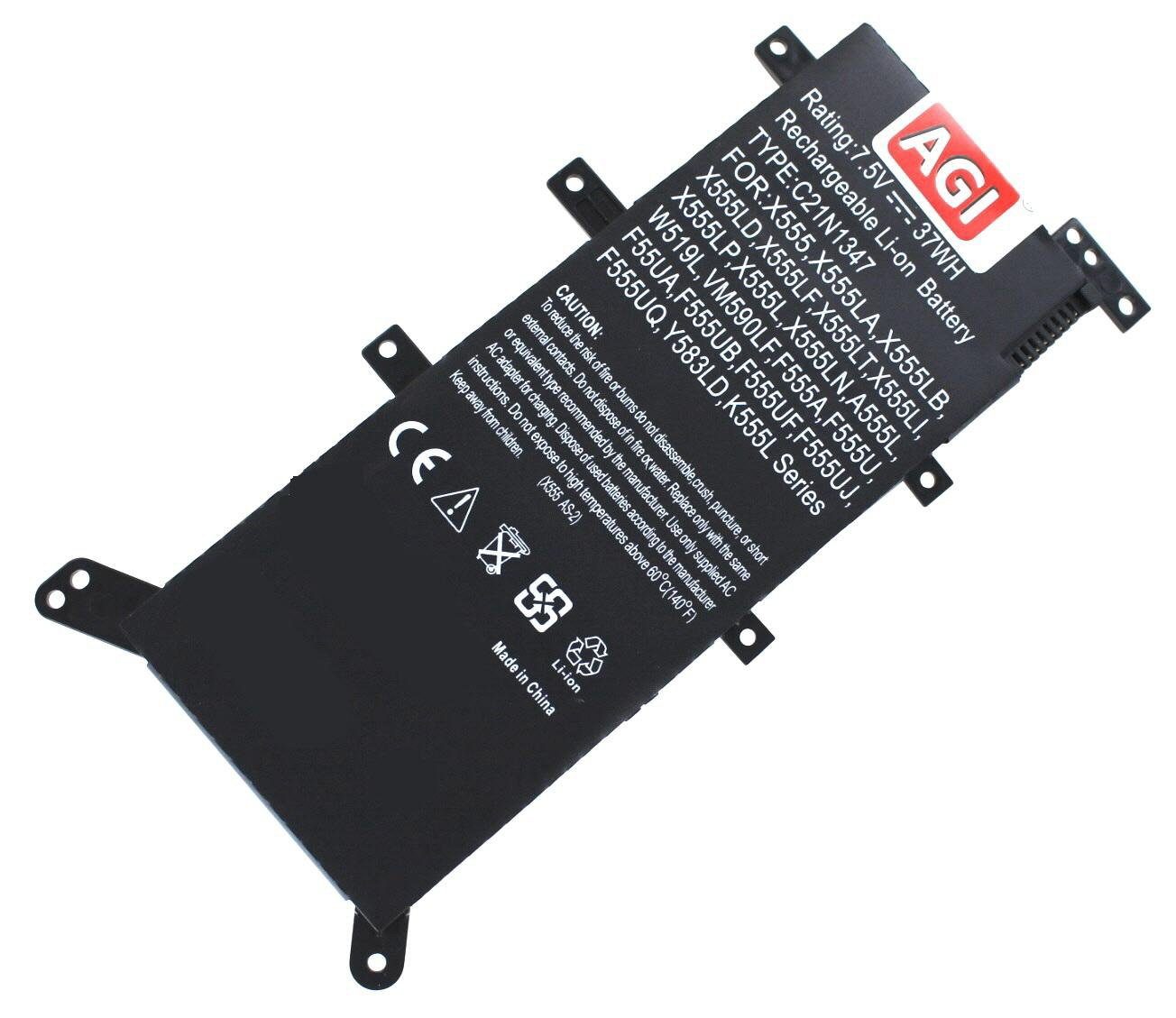 Akku kompatibel St) Asus F555BA-DM077T Akku Akku mit (1 mAh 4800