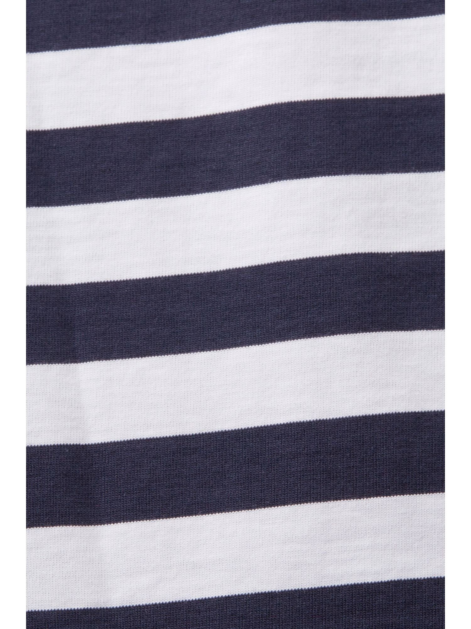 Esprit T-Shirt Gestreiftes T-Shirt NAVY mit Rundhalsausschnitt (1-tlg)