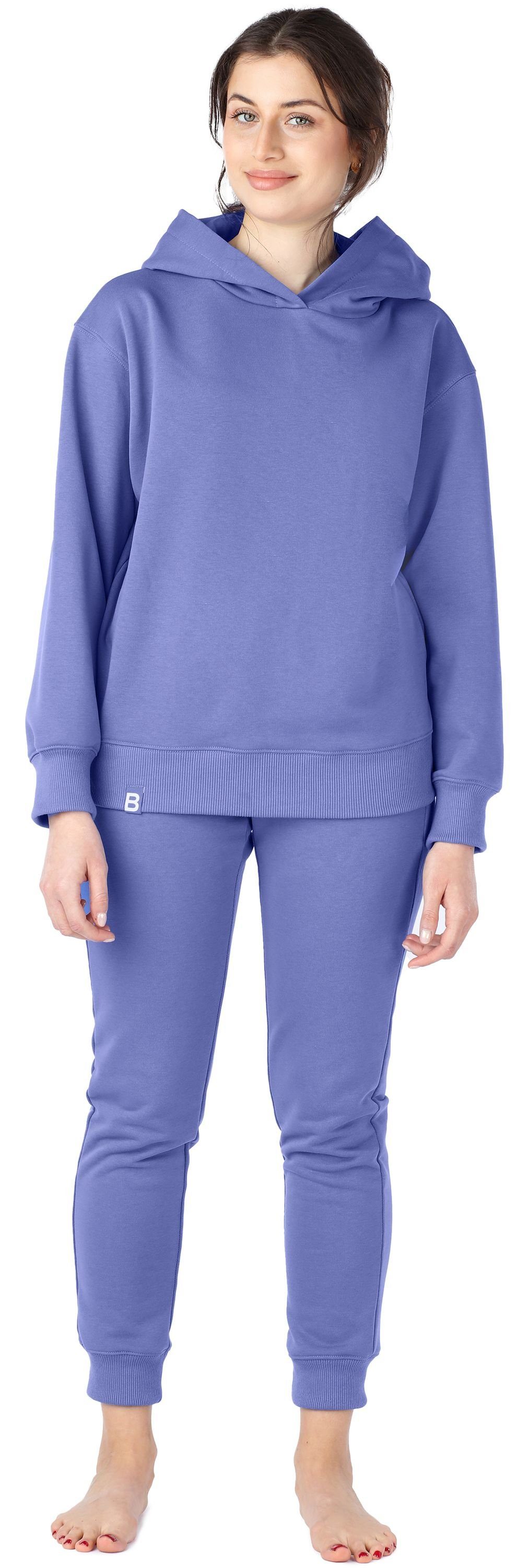 Bellivalini Jogginganzug Sportanzug Damen Jogginganzug aus Baumwolle Zweiteiler langarm BLV223