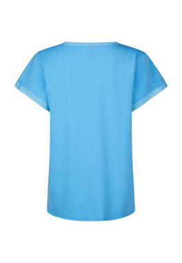 MARC AUREL T-Shirt mit Frottee-Applikation