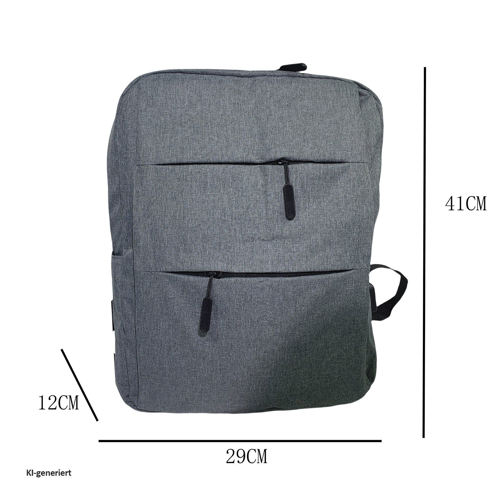 HTI-Living Cityrucksack Kompakter Rucksack mit USB und Laptopfach (Stück, 1-tlg., 1 Rucksack), mit USB-Anschluss – Bild 4 von 4