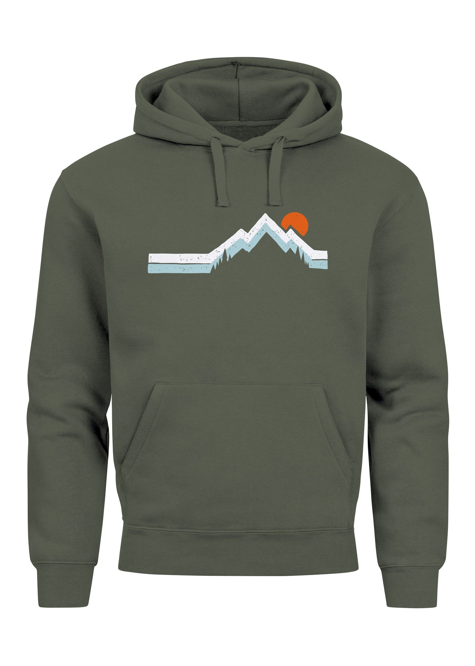 Neverless® Hoodie Heren Moin Skull Windroos Kompas Schedel Voorprint Mannen Mode Streetstyle, Skull Moin zwart, L