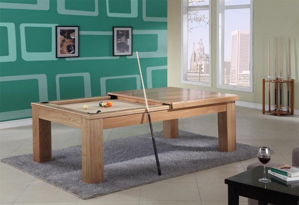 Billardtisch Pooltisch Billardtisch 2 in 1 Multifunktionstisch mit Abdeckung