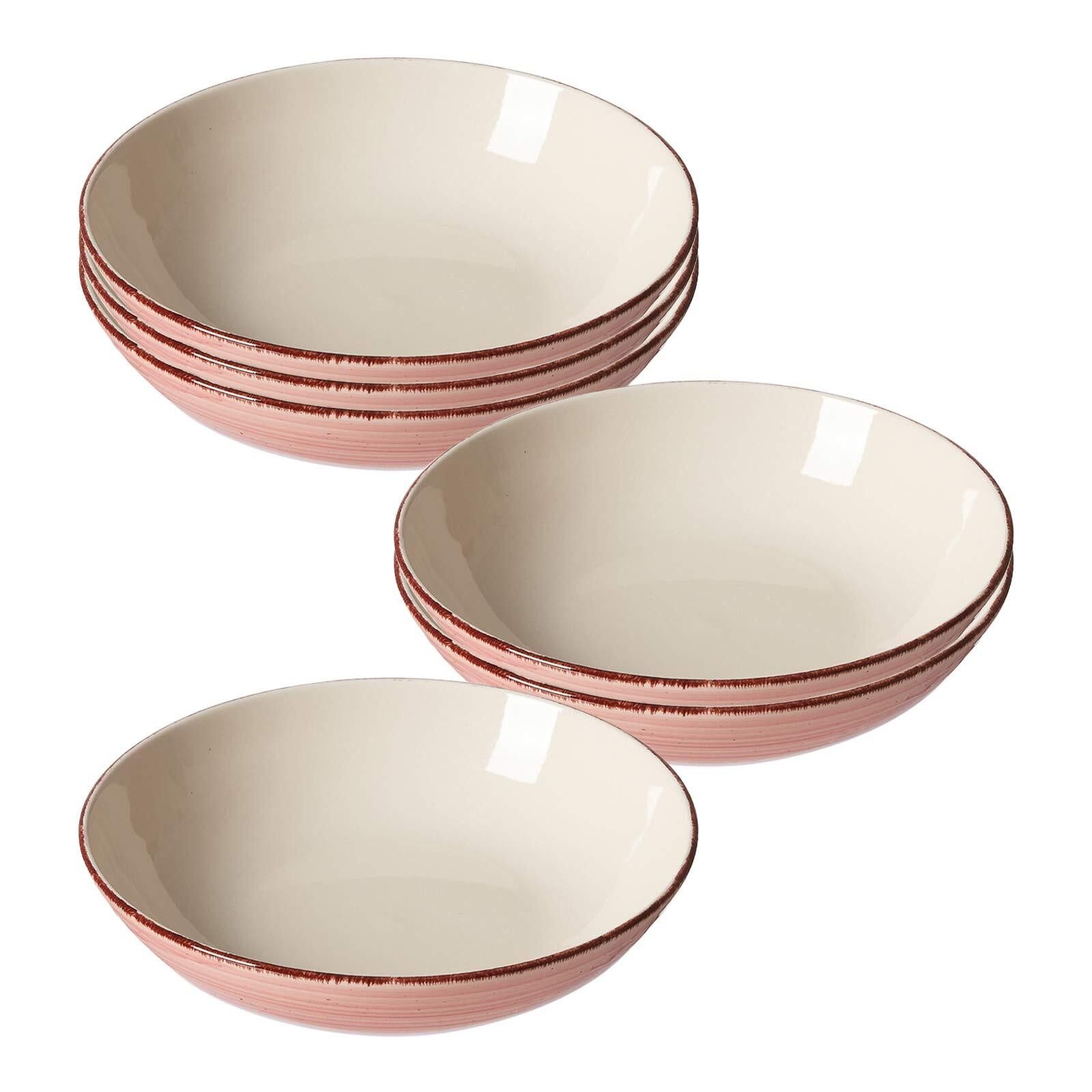 Ritzenhoff & Breker Suppenteller Happy Suppenschalen ø 20,5 cm 6er Set, (6 St)