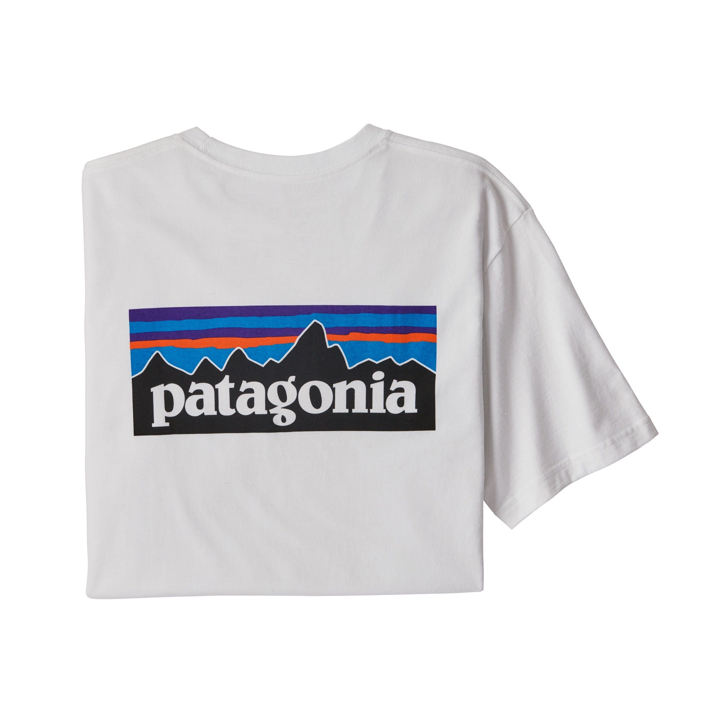 Adult Patagonia T-Shirt T-Shirt P-6 Herren Responsibili-Tee Patagonia white Logo