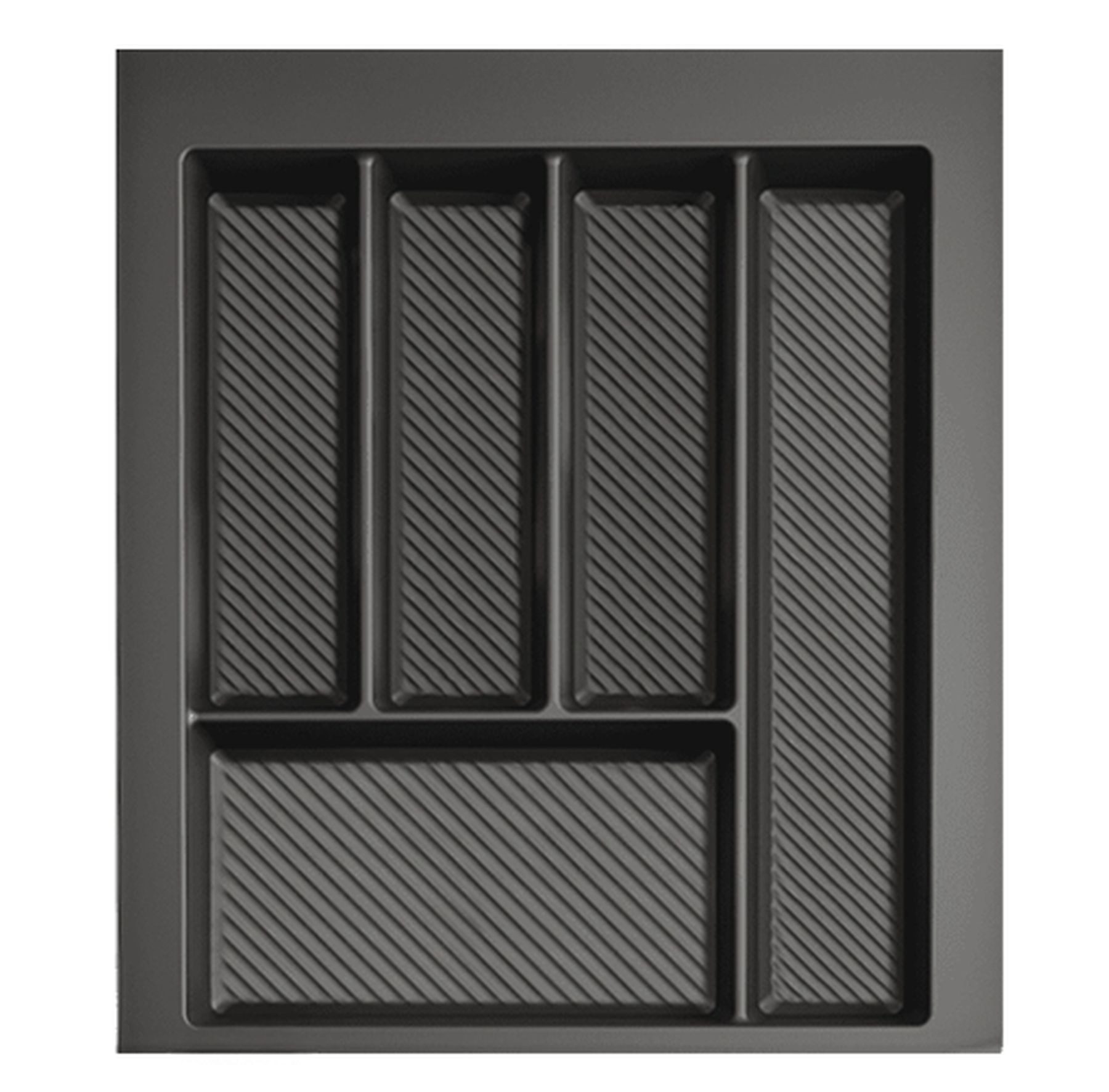 livingpoint24 Besteckeinsatz Besteckeinsatz kürzbar Breite 34-40 cm Schublade 45 cm Tiefe 42-49 cm (1 St)