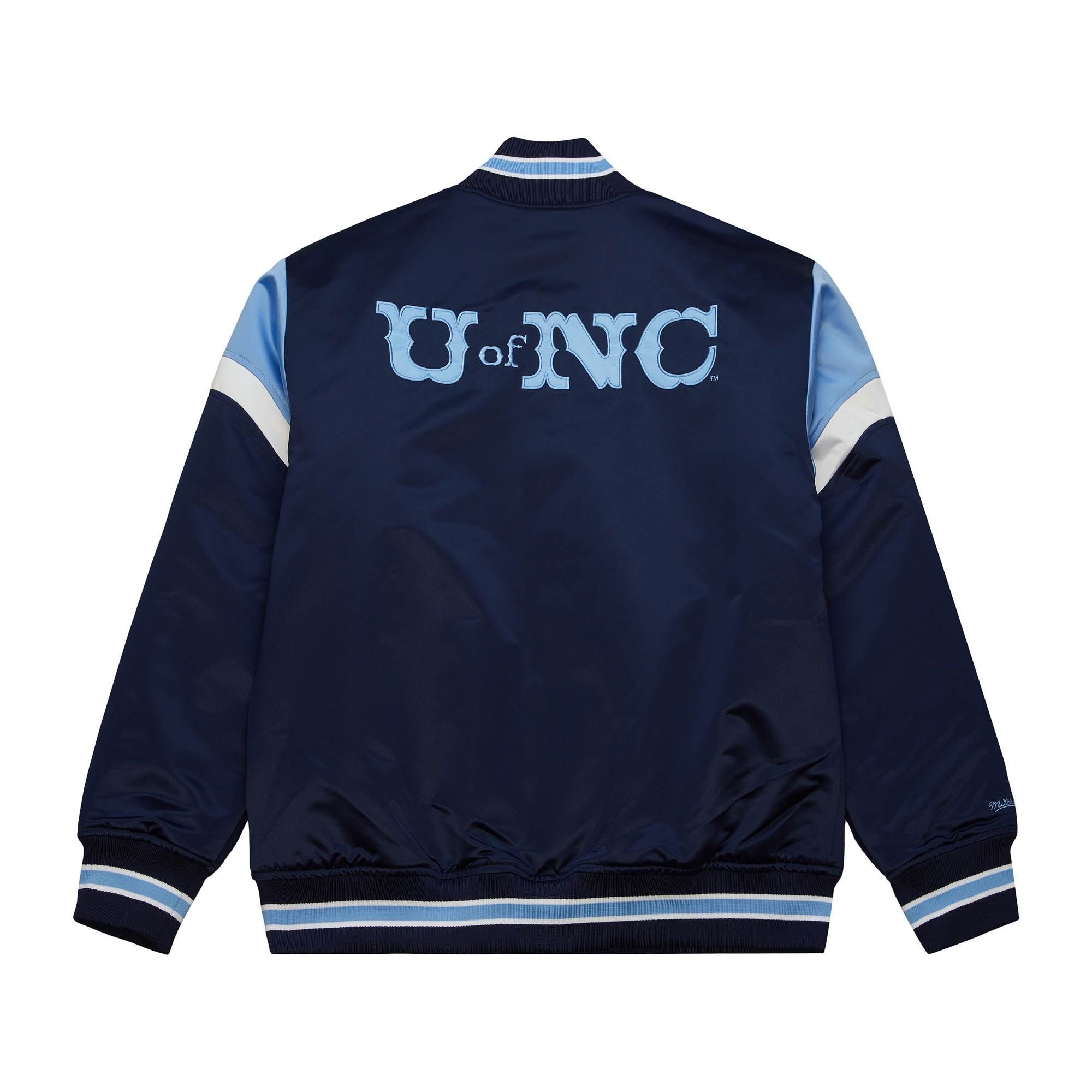 & Carolina Collegejacke Ness North Mitchell Satin Heavyweight NCAA