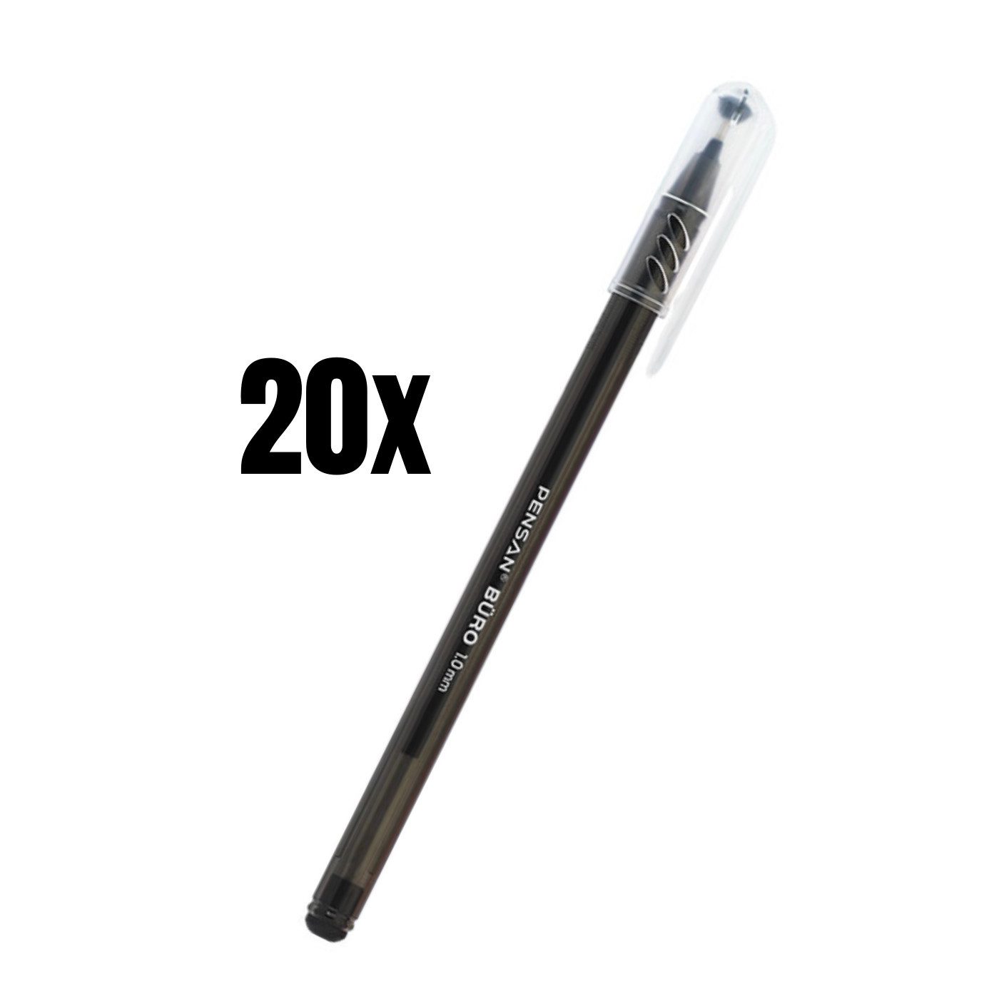 Pensan Kugelschreiber 1.0 mm Strichstärke, Ballpoint, Vorteilspack, 50-tlg, (20-tlg)