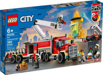 LEGO® Konstruktionsspielsteine LEGO® City - Mobile Feuerwehreinsatzzentrale, (Set, 380 St)
