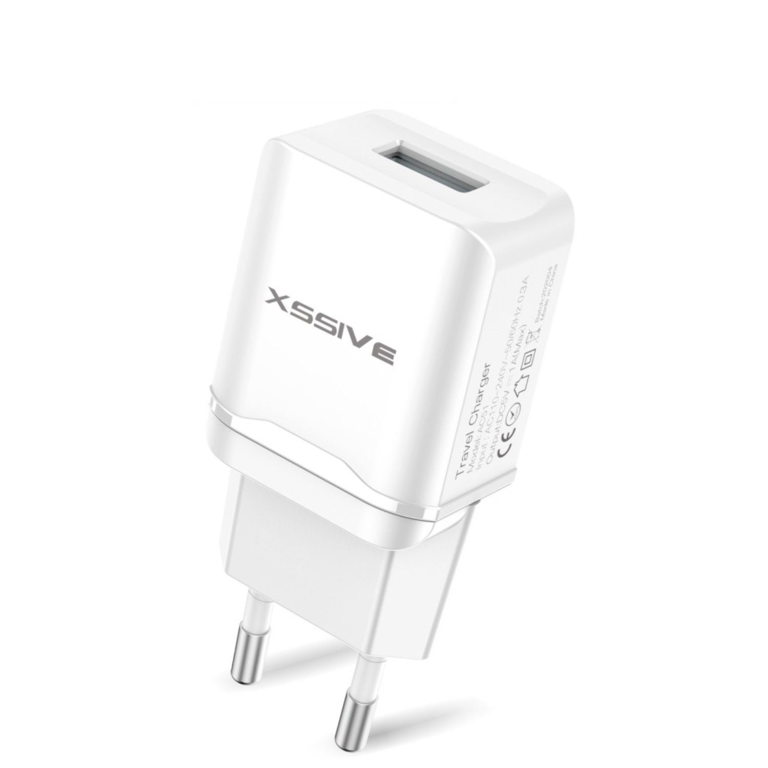 COFI 1453 5W Travel USB Home Charger 1A Max Ladegerät weiß Smartphone-Ladegerät