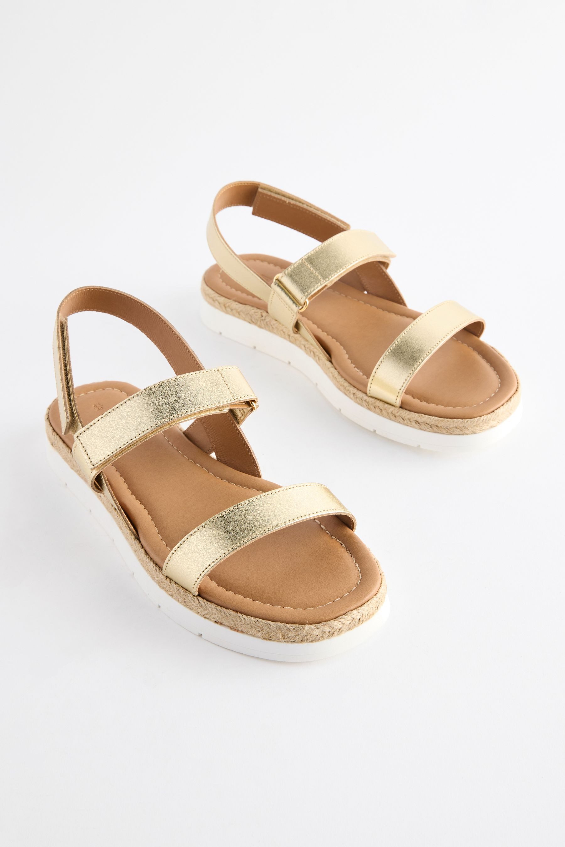 Next Forever Comfort® Ledersandalen mit Klettverschluss günstig online kaufen