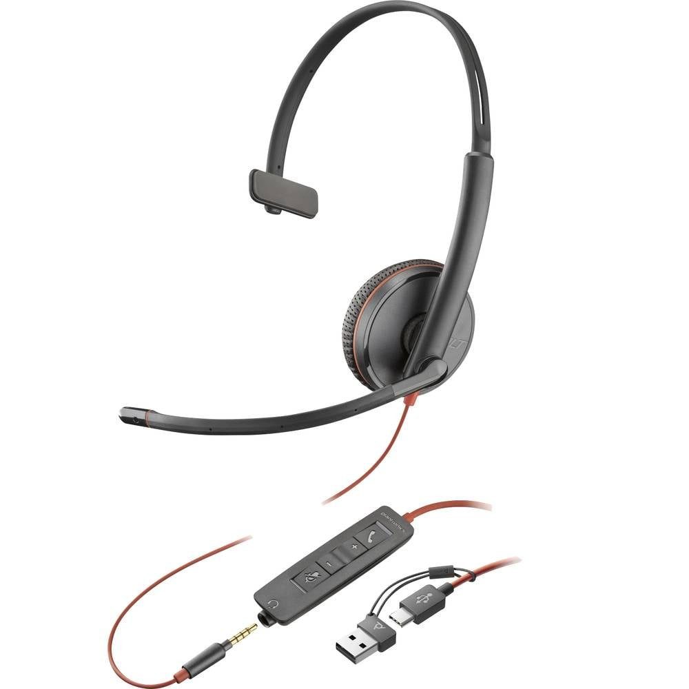 Poly Headset Mono USB-C/A & 3.5 mm Kopfhörer
