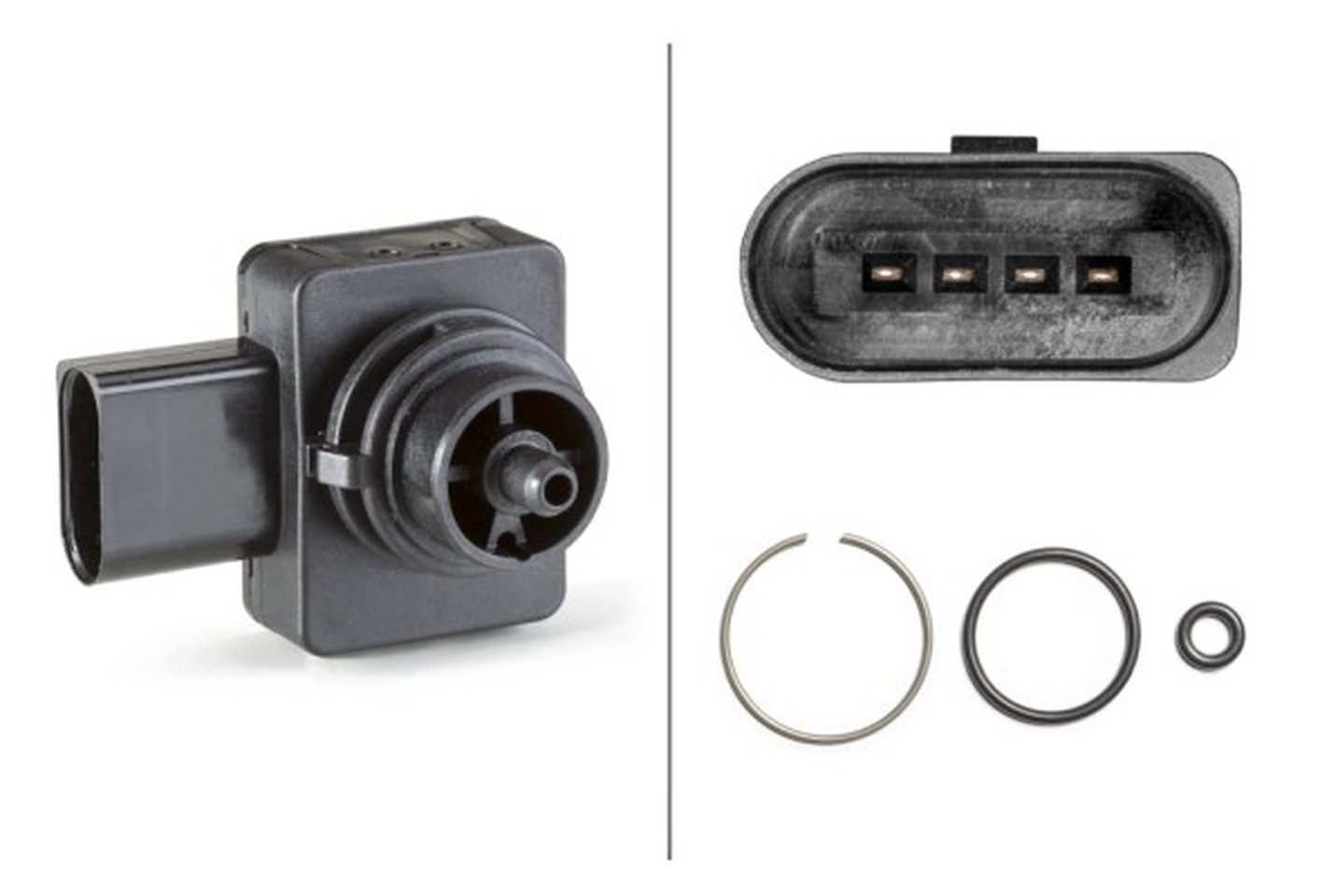 Hella Reifendrucksensor HELLA 6PP 013 112-271 Drucksensor, Bremskraftverstärker