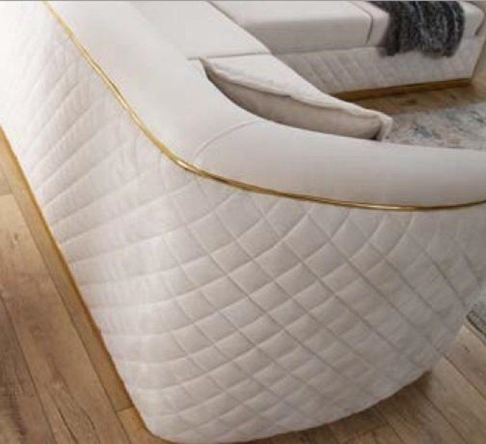 Ecksofa Textil Eckcouch Sofa Couch Eckgarnitur Ecksofa Wohnzimmer Design JVmoebel