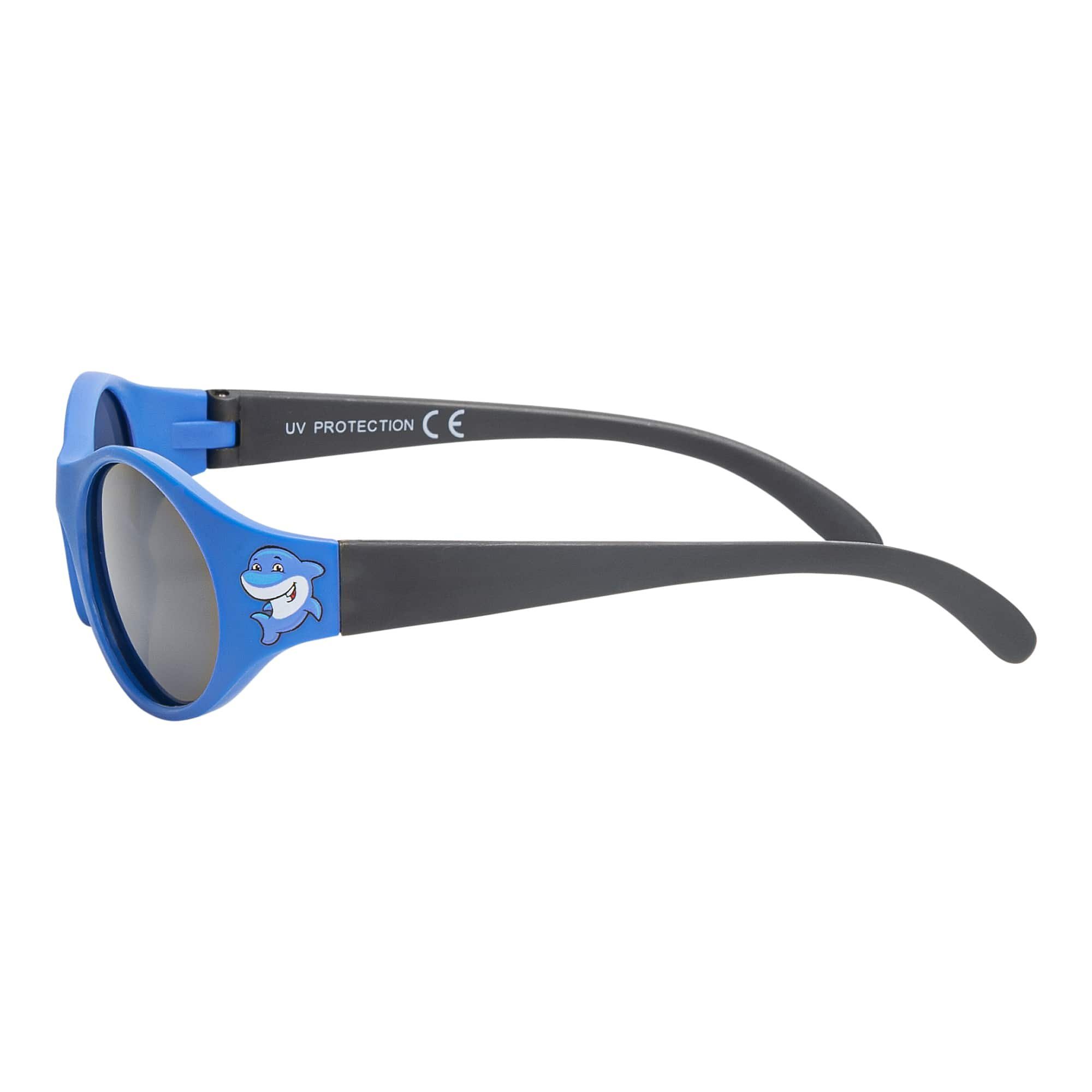 BEZLIT Eyewear Sonnenbrille Linsen Sonnenbrille Jungen Kinder (1-St) Blau-Schwarz mit Mädchen Designer polarisierten