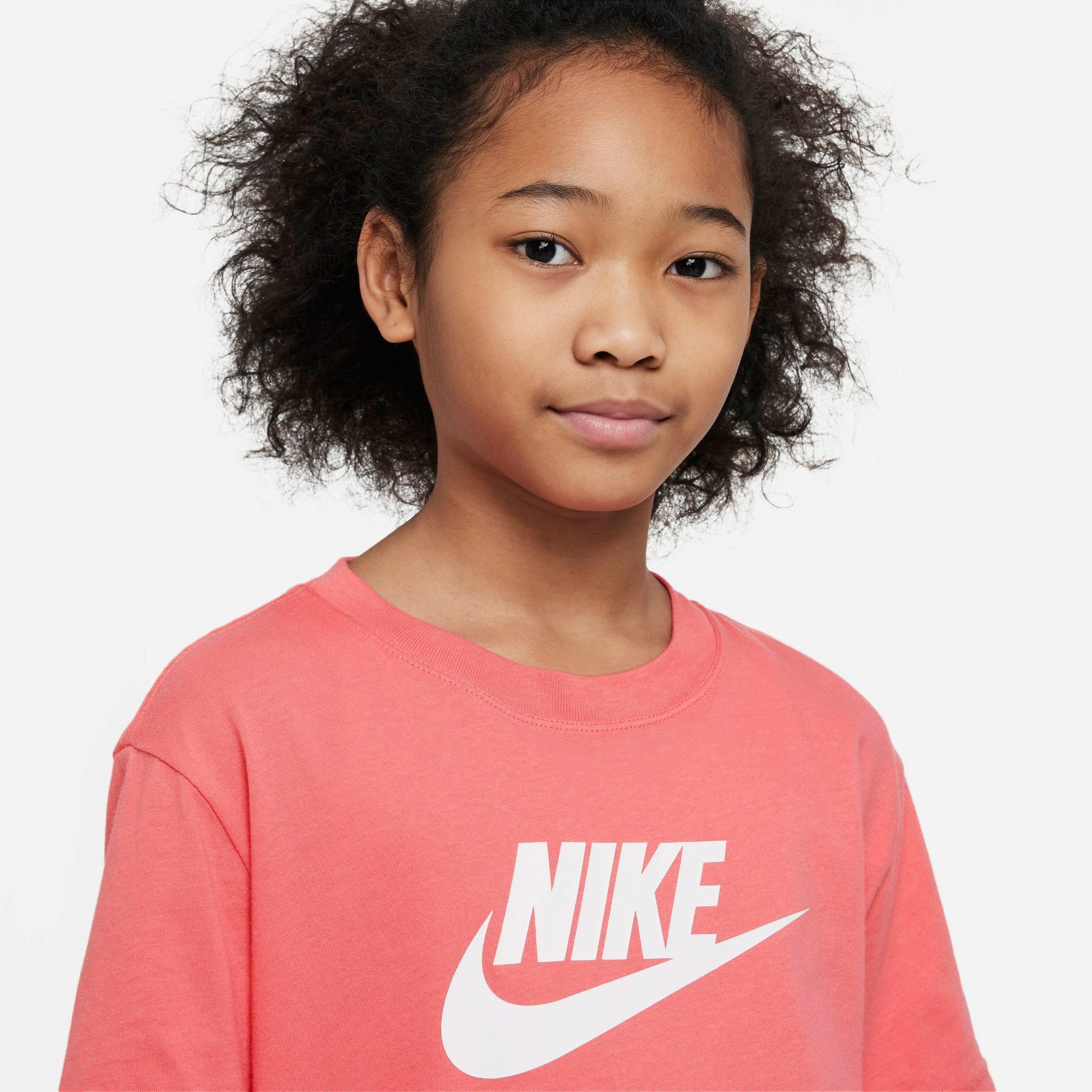 Nike Sportswear T-Shirt KIDS' (GIRLS) BIG orange T-SHIRT