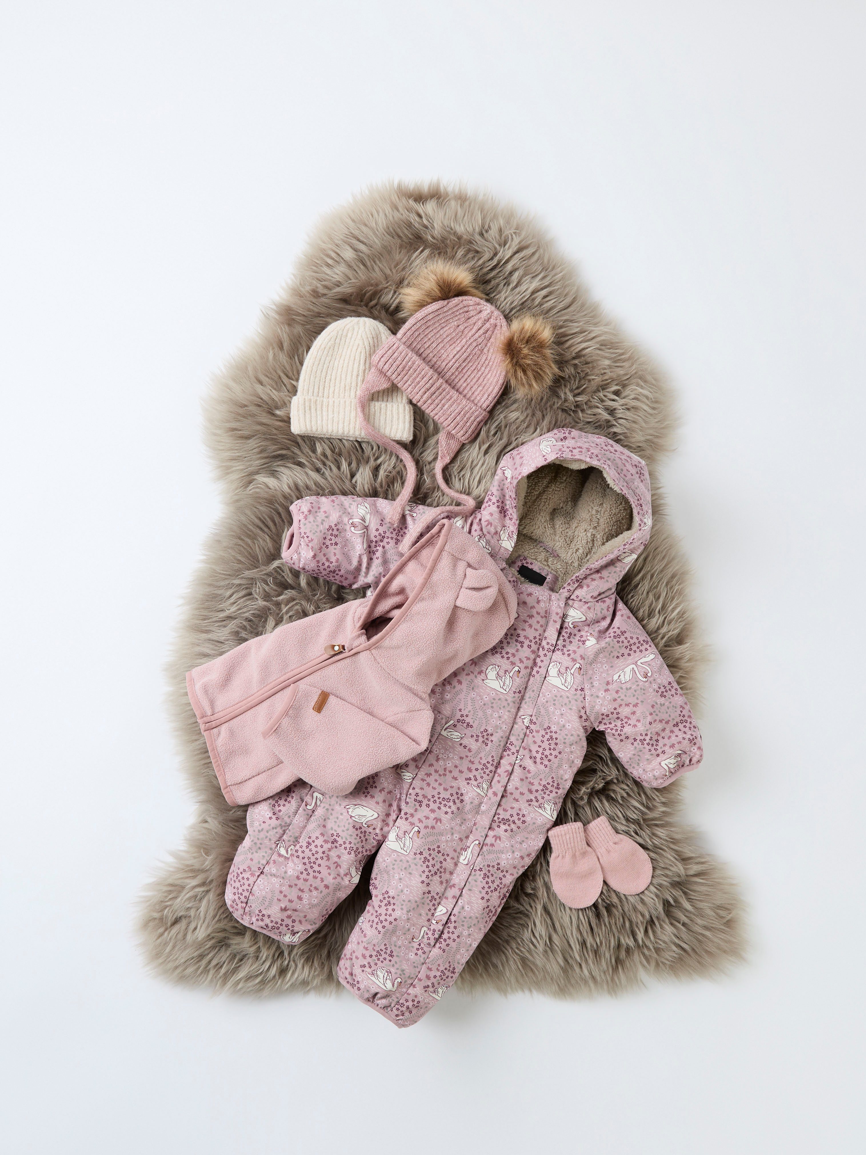 Name It Kapuzenfleecejacke NBNMEEKO FLEECE JACKET MELANGE Fleece, Reißverschluss mit Kinnschutz