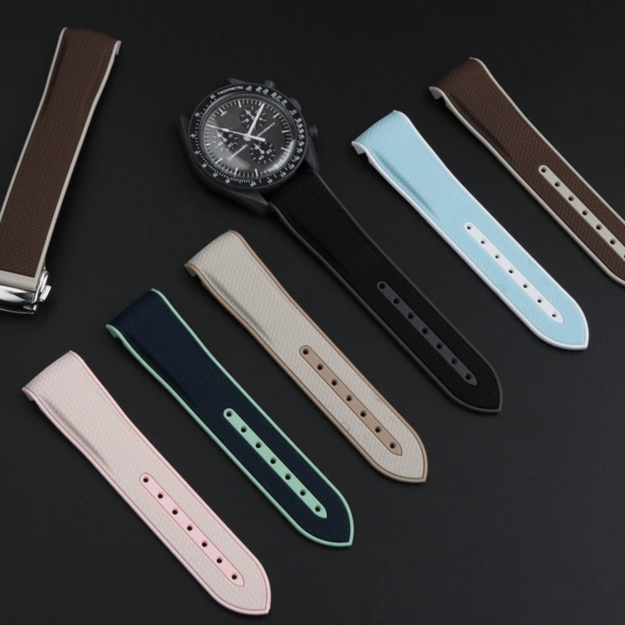 HS.SUPPLY Uhrenarmband passend für Moonswatch Omega günstig online kaufen