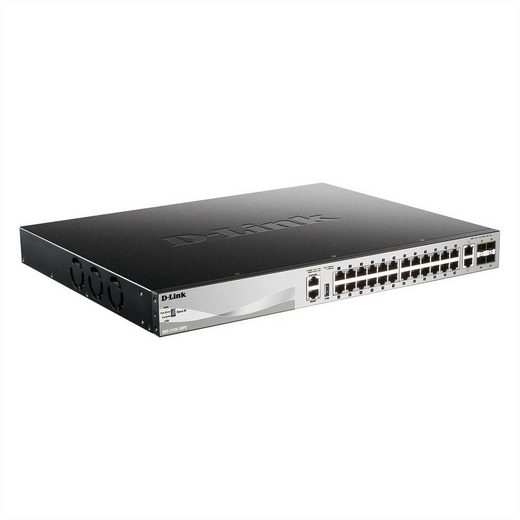 D-Link »DGS-3130-30PS/SI Gigabit Switch 30-Port Layer 3 PoE« Netzwerk-Switch