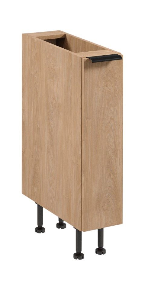 ROYAL24_MARKT Unterschrank - Sorento Unterschrank – 20 cm – Sonoma Eiche / Sonoma Eiche (Packung, 1-St., Serie Sorento – D20C) Platzsparend – Stabil – Praktisch – Hochwertige Fronten