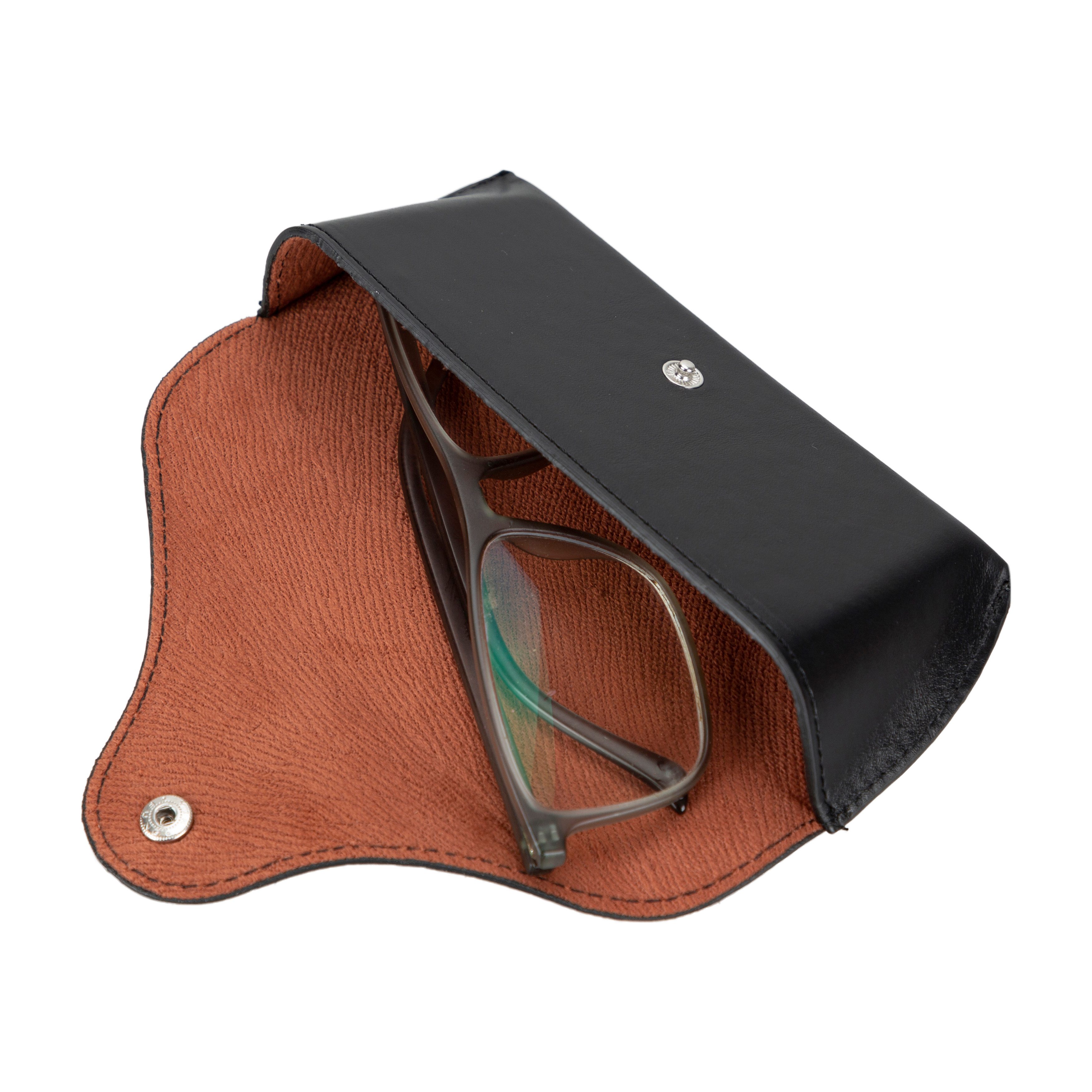 Renna Leather Brillenetui Faltbares Leder Brillenetui