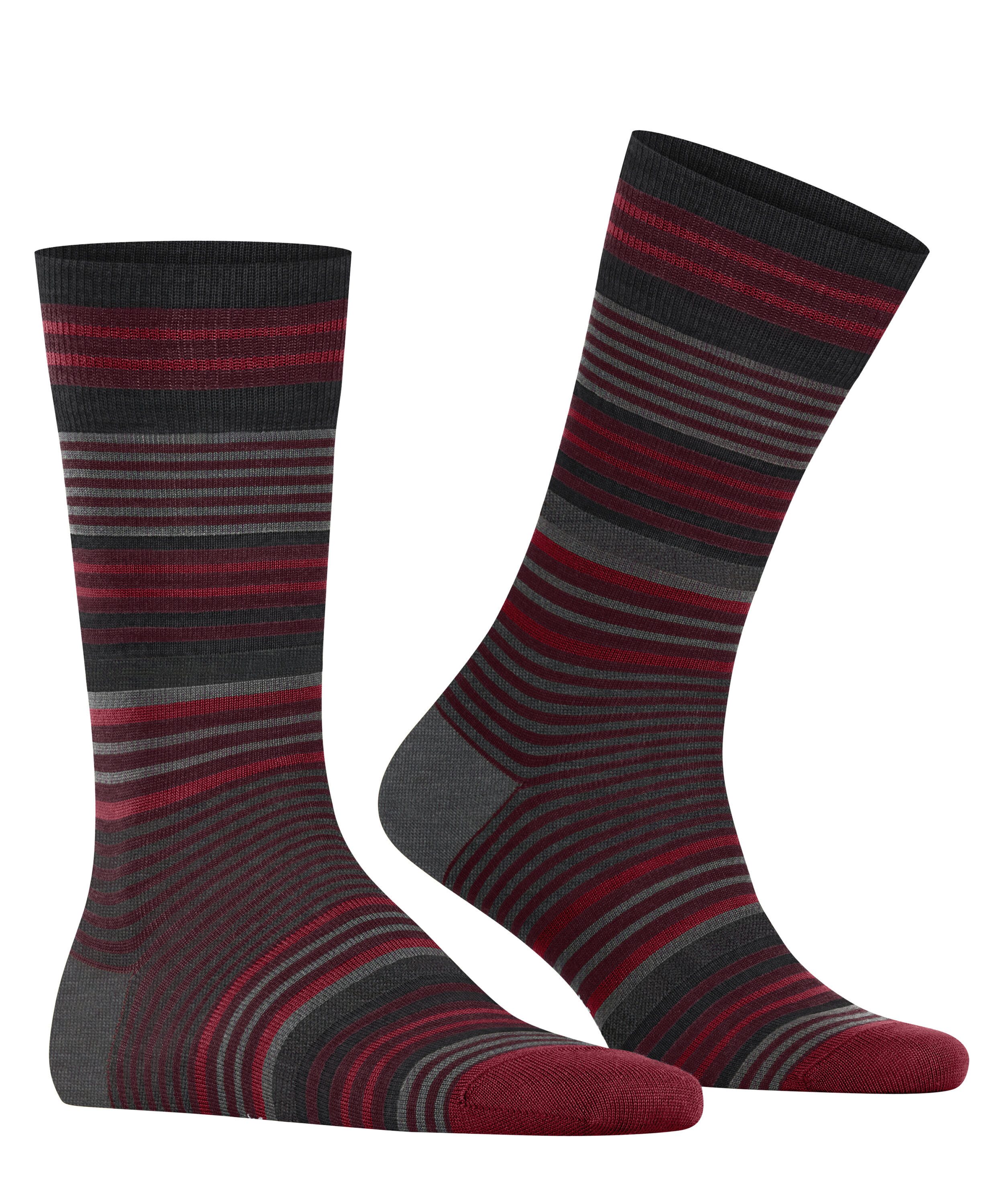 Burlington Socken Burlington Stripe Herren (1-Paar) mit hohem Schurwoll-Anteil – Bild 2 von 5