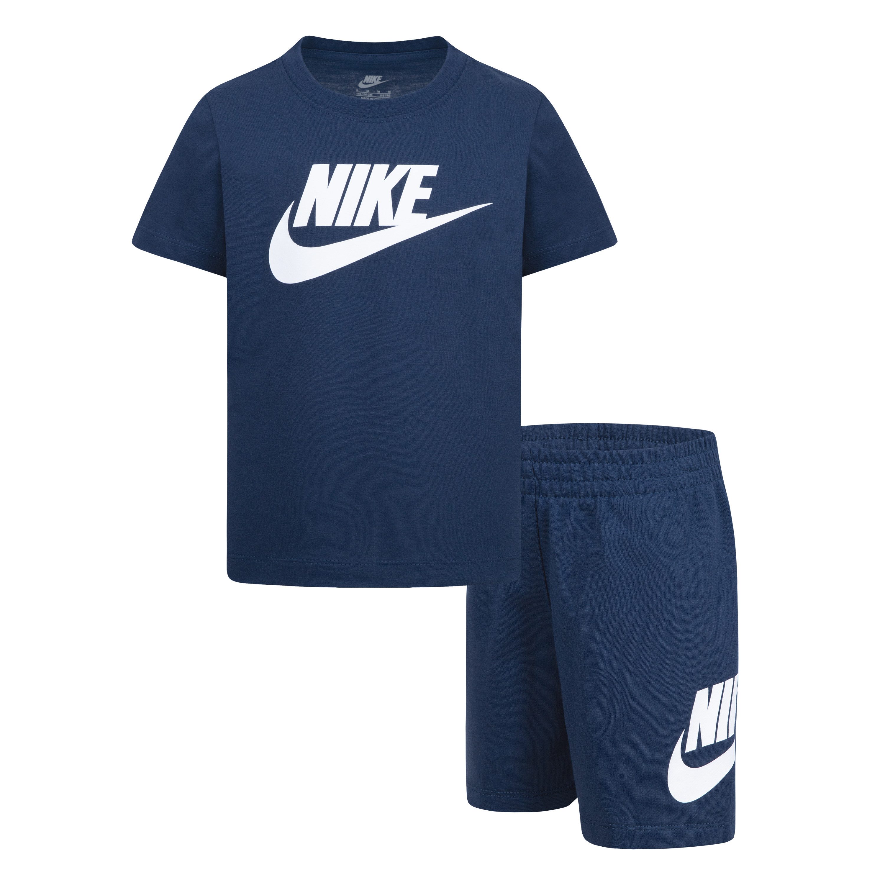 Nike Sportswear T-Shirt & Shorts CLUB TEE & SHORT SET (2-tlg) für Kinder, 2-teiliges Set, für Sport und Bewegung