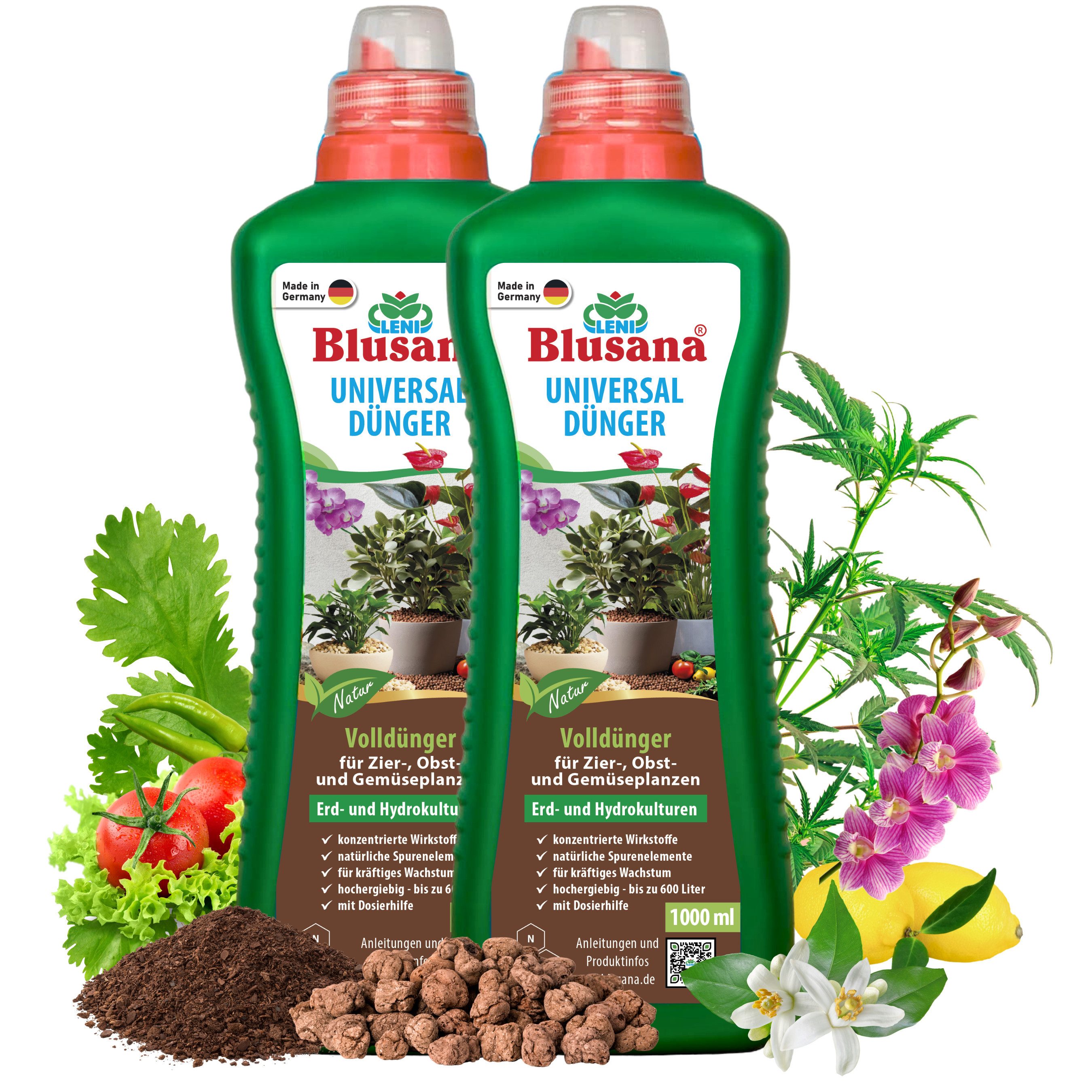 Blusana Pflanzendünger Universal Flüssigdünger NPK 6-3-6 günstig online kaufen