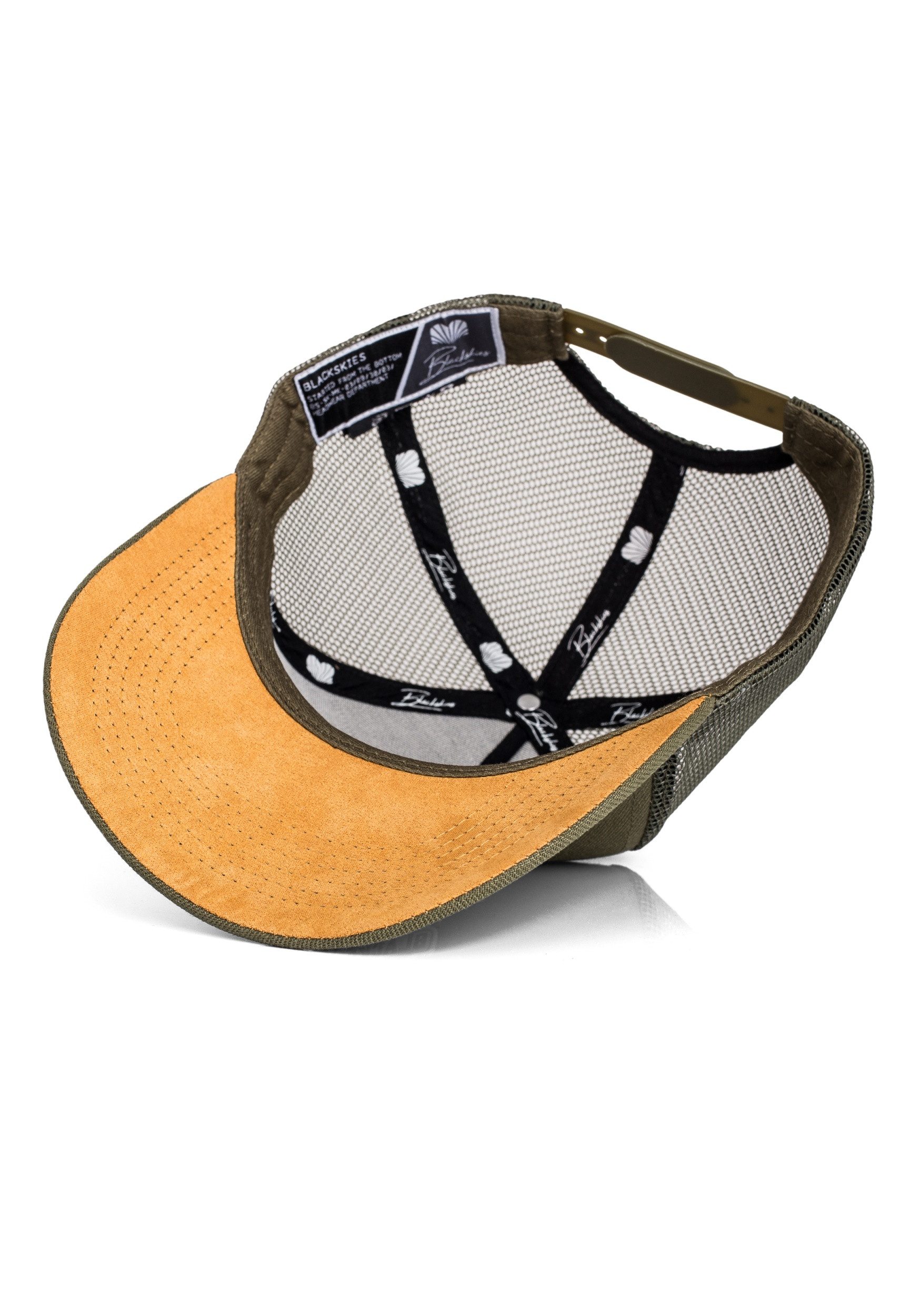 Blackskies Baseball Cap Essentials Trucker Cap Olive-Braun