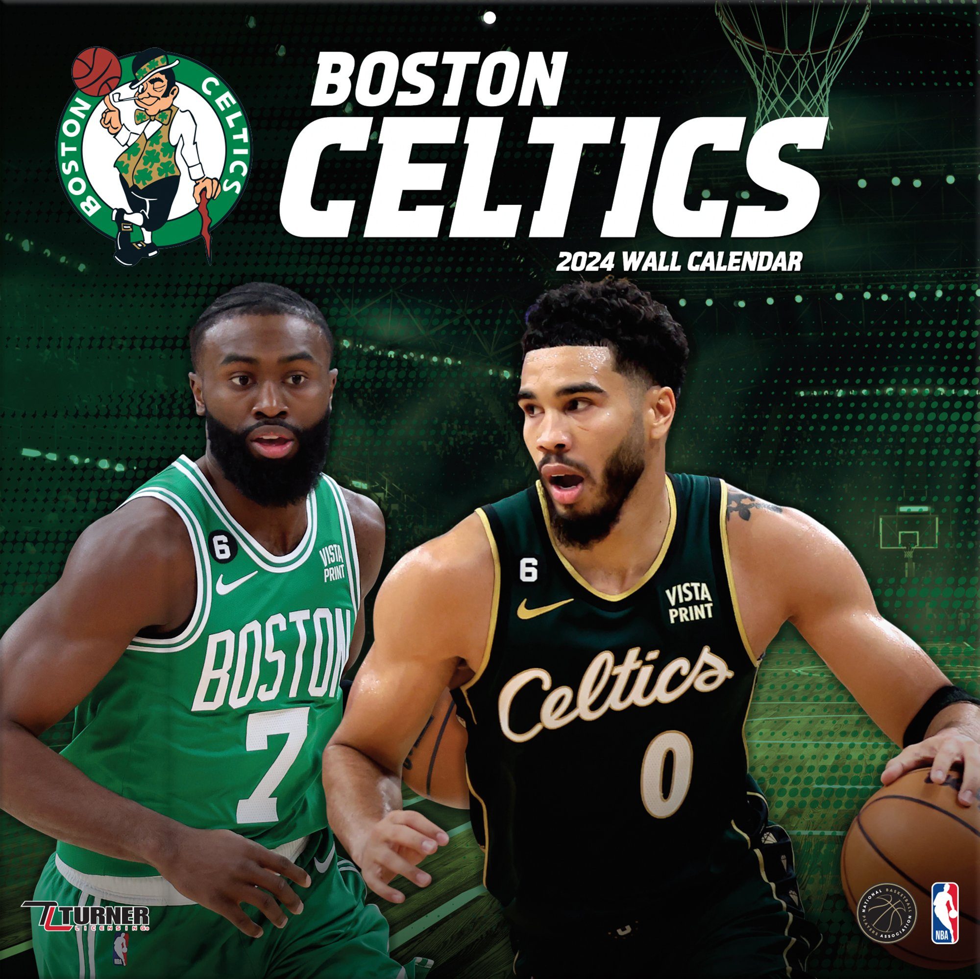 Turner Wandkalender Boston Celtics - NBA - Wandkalender 2024, 12- Monats- Format, Januar - Dezember 2024