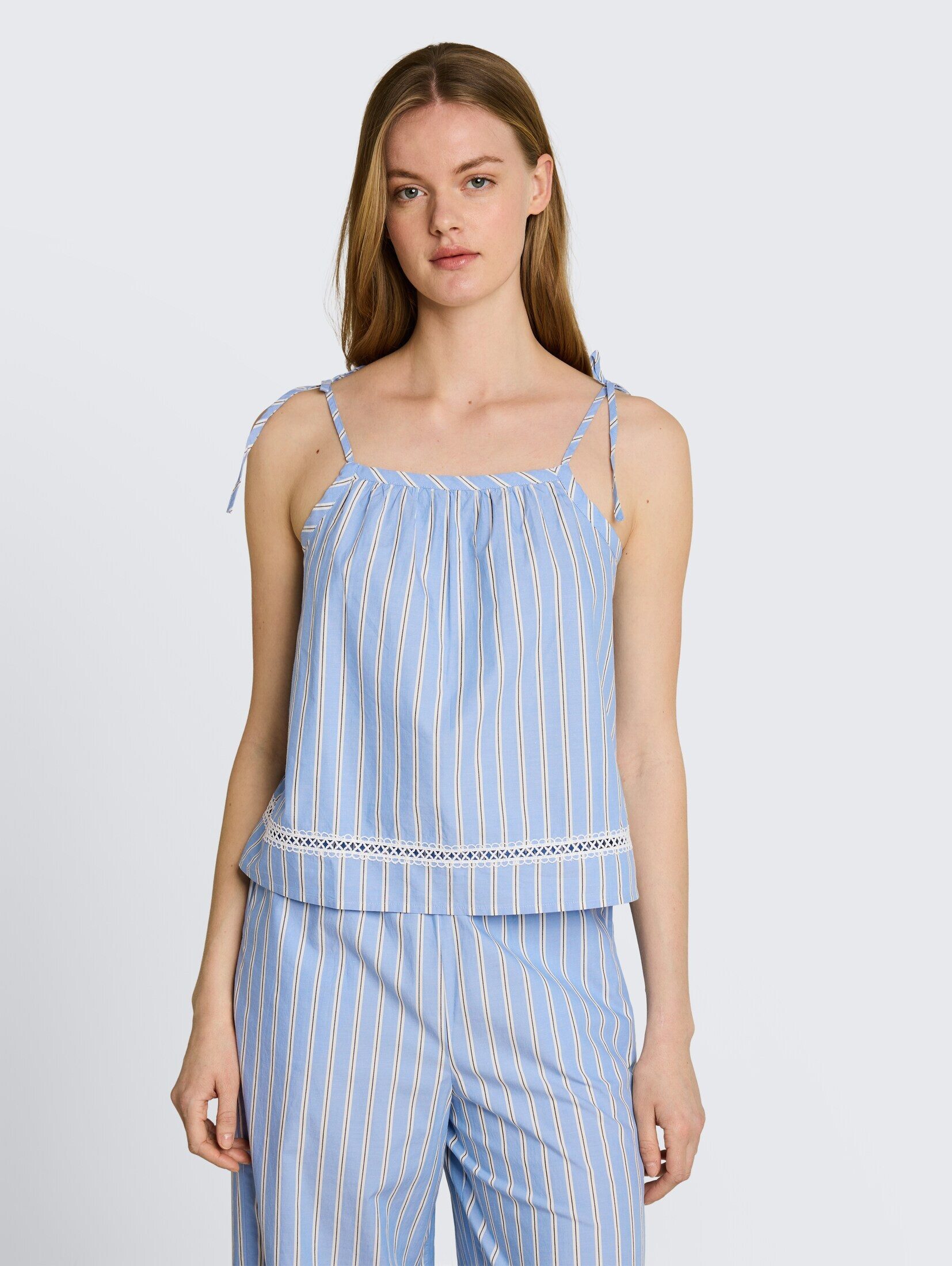 TOM TAILOR Denim Blusentop Blusen & Shirts Blusentop mit Streifenmuster