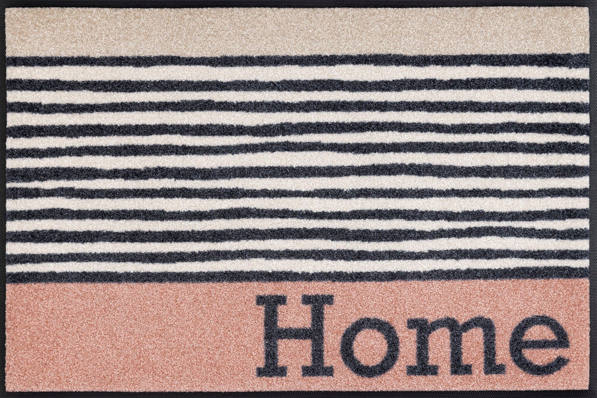 7 Höhe: Fußmatte Stripes, mm by Home Kleen-Tex, rechteckig, wash+dry