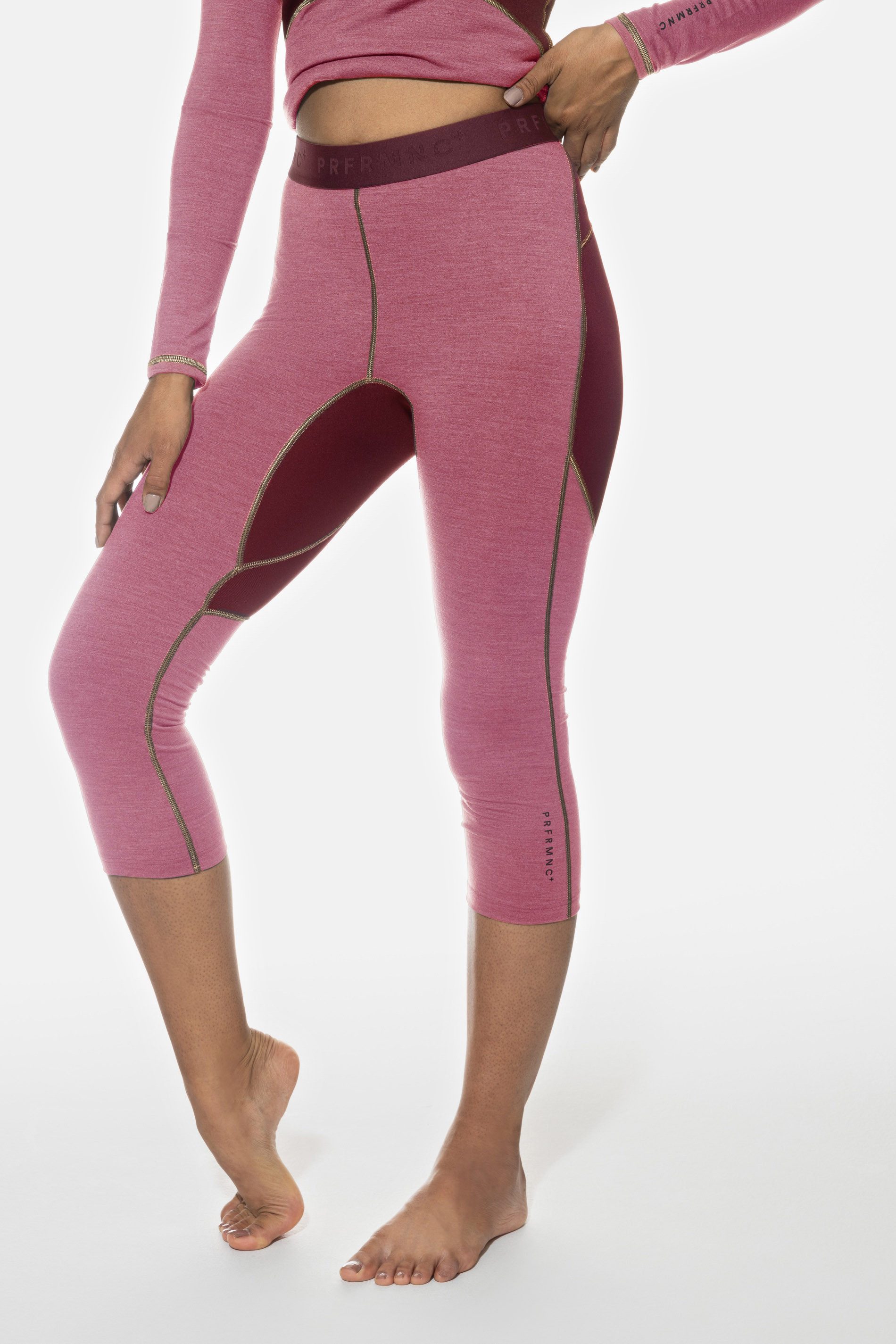 Funktionsleggings Mey Damen Leggings 3/4 lang Serie PRFRMNC+ Uni