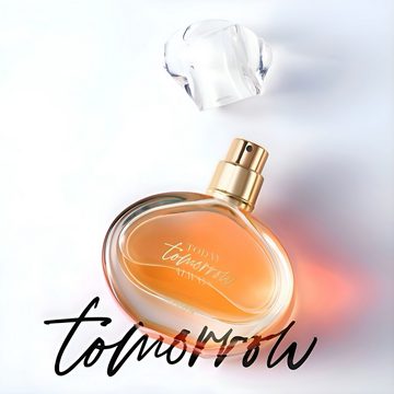 AVON Cosmetics Eau de Parfum TTA Tomorrow 50ml Taschenspray 10ml Körperlotion 125ml Duft Geschenk, 5-tlg., Pflege und Feuchtigkeit, Duftnoten von Pfeffer, Pfirsich, Patschuli.