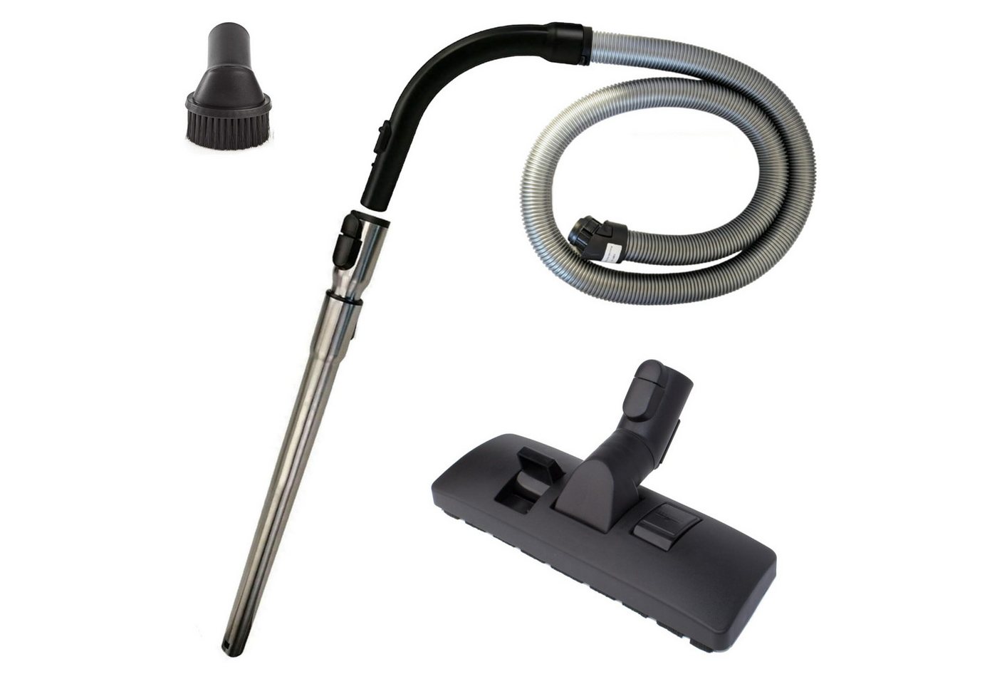 Maxorado Kombidüse Bürste Rohr Rohr Saugschlauch für Miele C3 S8 S8340 S8430 Staubsauger, Zubehör für Staubsauger, Miele S8, Miele C3, Miele Compact C2, Miele S8000, Miele S8340, (5-tlg), S8520 S8510 S8380 SGEO SGEAO Zubehör Set Staubsaugerdüse
